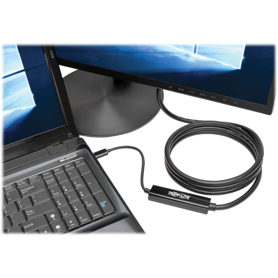 tripp-lite-by-eaton-usb-c-to-dvi-active-adapter-cable-m-m-black-6-ft-18-m-6-ft-dvi-usb-video-cable-for-smartphone-projector-ultrabook-monitor-notebook-tablet-tv-first-end-1-x-usb-31-type-c-male-second-end-1-x-dvi-d-dual-link_trpu444006d - 2