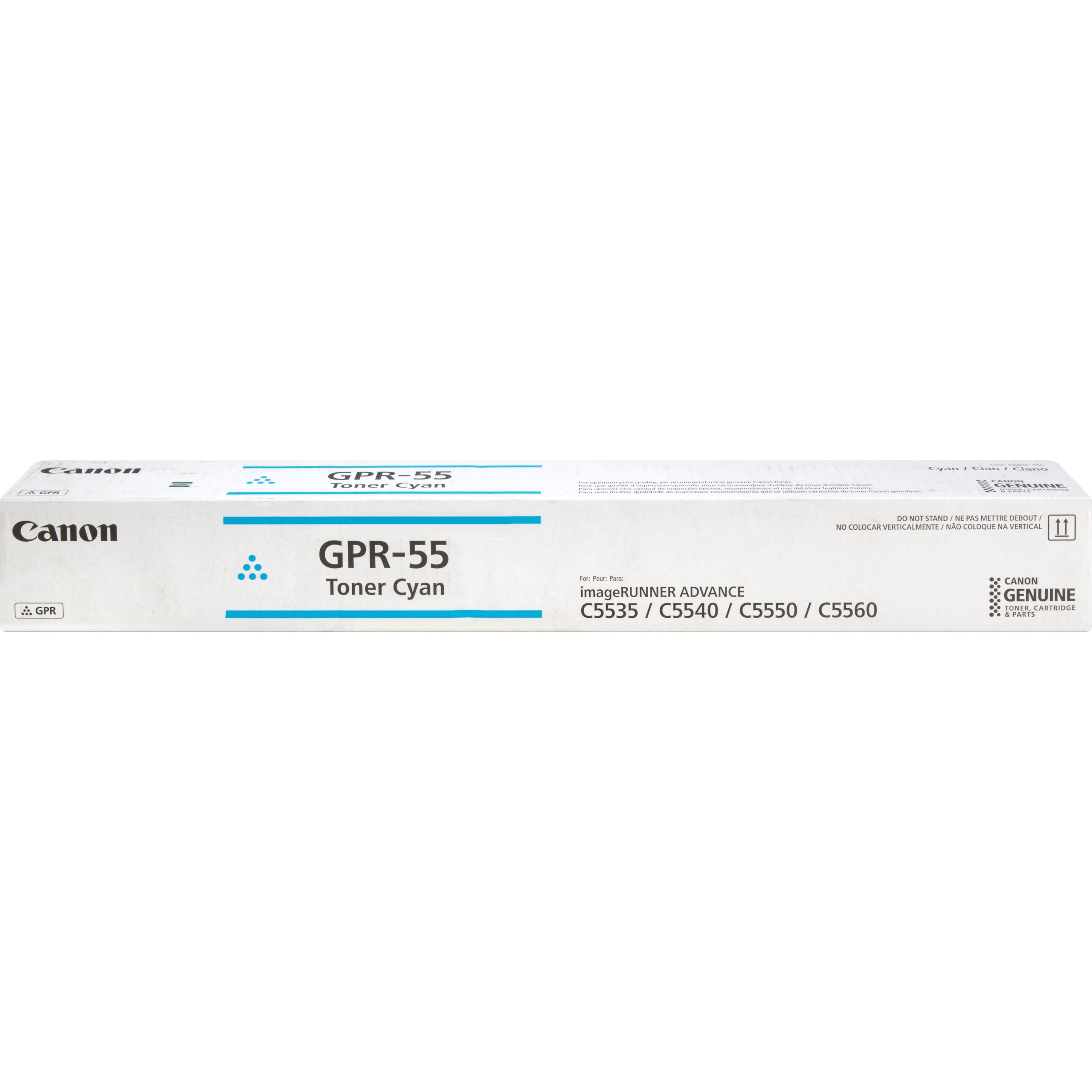 Canon GPR-55 Original Laser Toner Cartridge - Cyan - 1 Each - 60000 Pages
