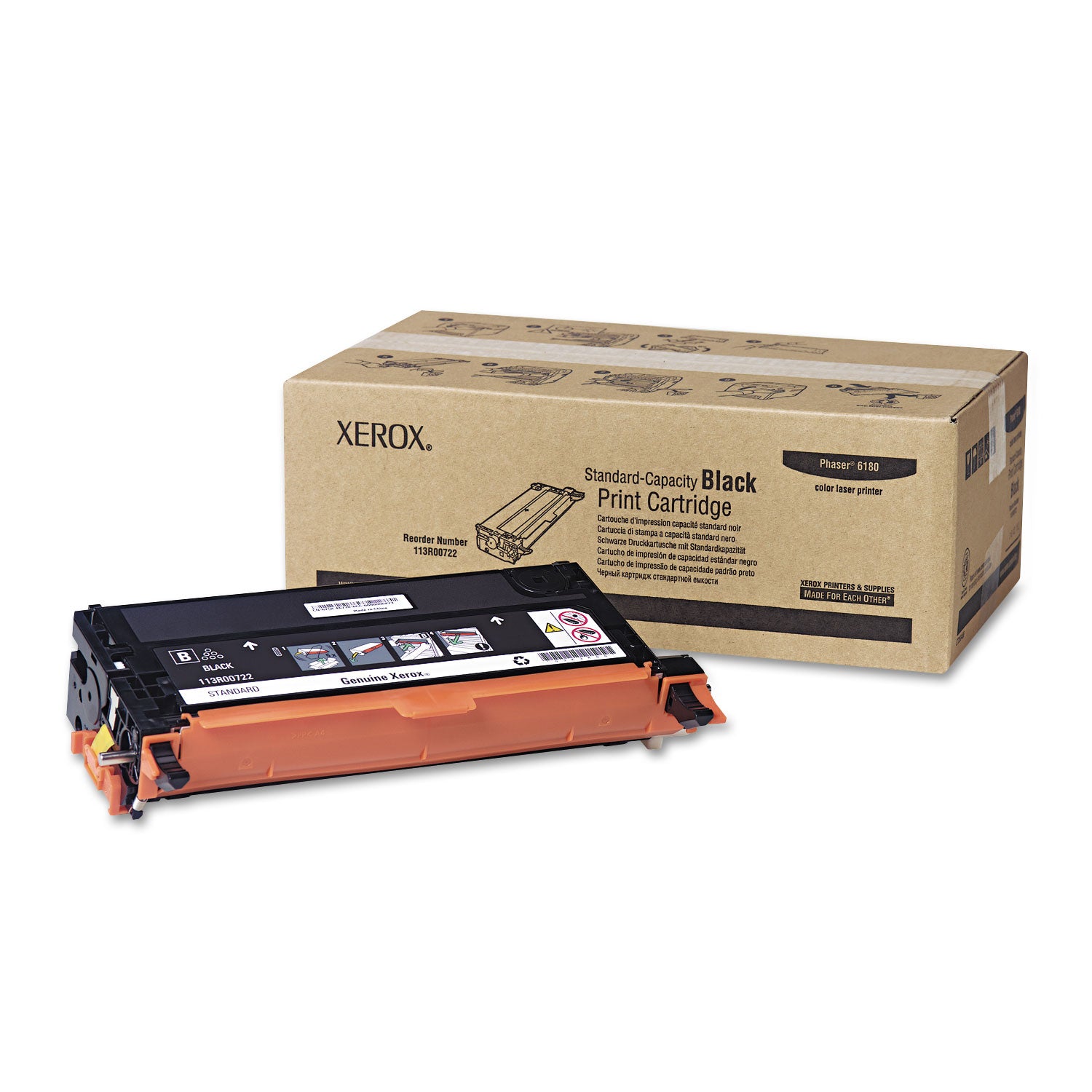 113R00722 Toner, 3,000 Page-Yield, Black -