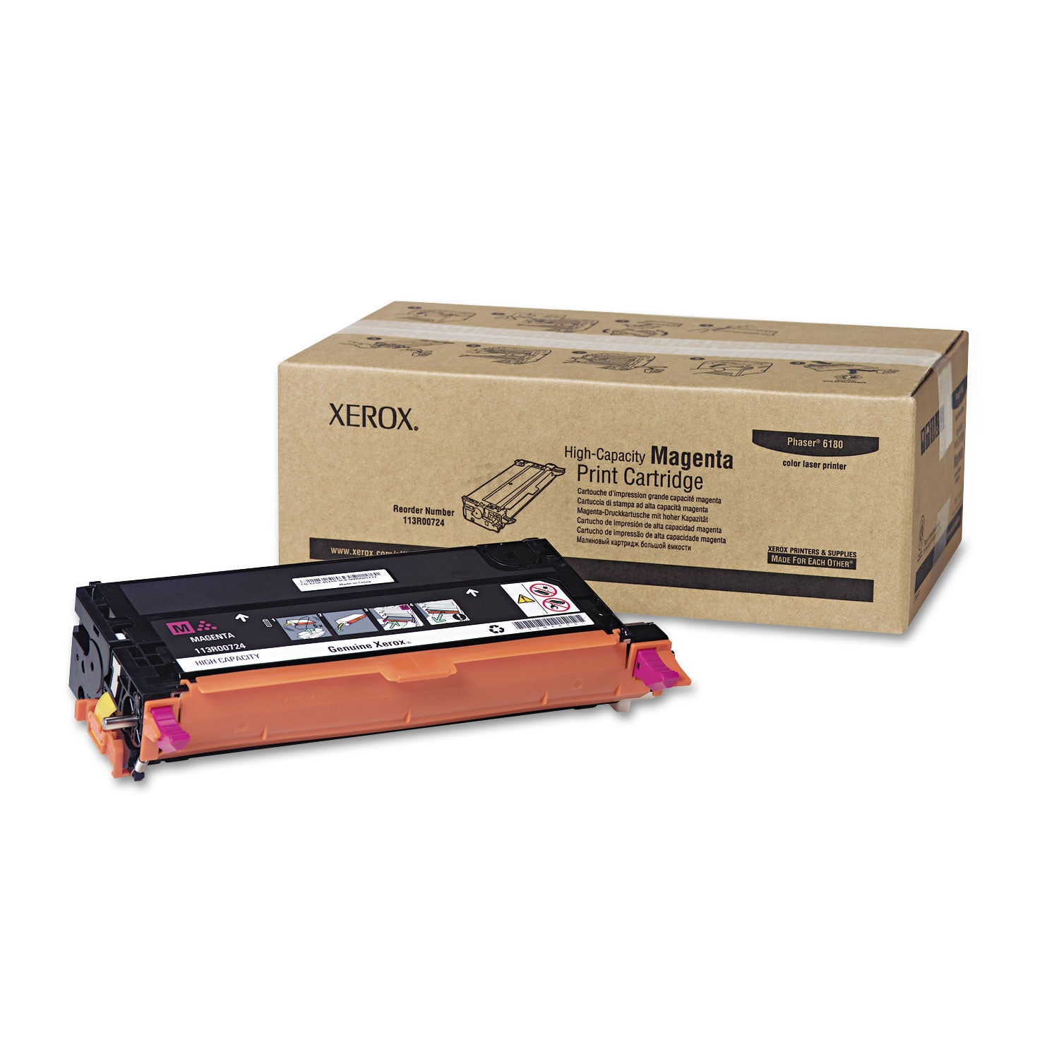 113R00724 High-Yield Toner, 6,000 Page-Yield, Magenta -
