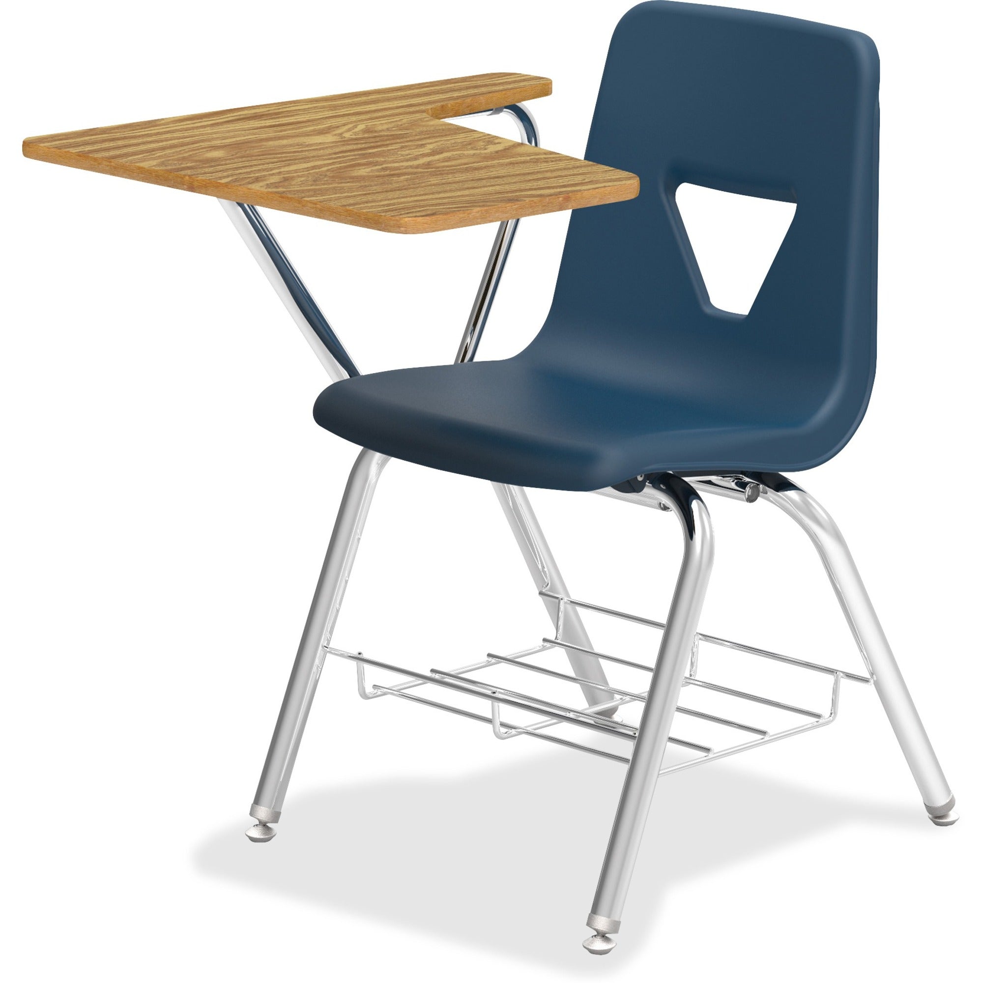 lorell-writing-tablet-arm-student-desks-tubular-steel-frame-four-legged-base-navy-oak-polypropylene-armrest-2-carton_llr99915 - 1