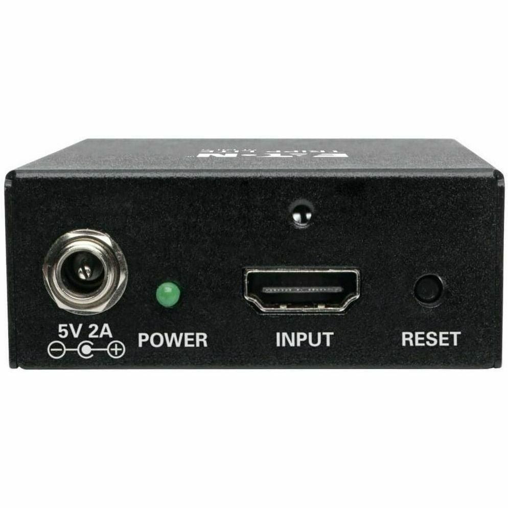 Tripp Lite by Eaton 2-Port 3D 4K HDMI Splitter, HDMI 2.0, HDCP 2.2 UHD 4K @ 60Hz, HDR, TAA - 3840 2160 - 22.97 ft Maximum Operating Distance - HDMI In - HDMI Out - Metal - TAA Compliant - 3