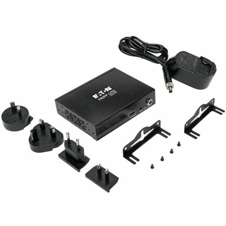 Tripp Lite by Eaton 4-Port 3D HDMI Splitter HDCP 2.2, HDR, 4K @ 60Hz Ultra HD Video Audio - 3840 2160 - 22.97 ft Maximum Operating Distance - HDMI In - HDMI Out - Metal - TAA Compliant - 4