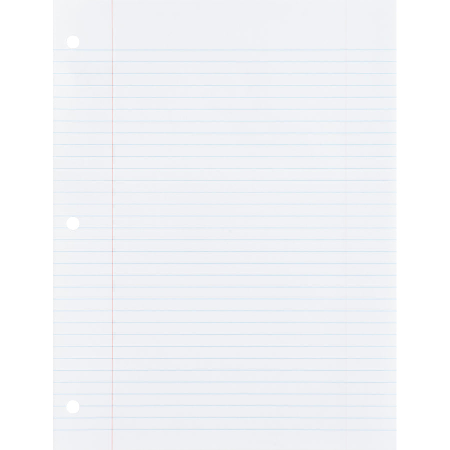 sparco-3hp-filler-paper-1800-sheets-college-ruled-ruled-red-margin-16-lb-basis-weight-8-x-10-1-2-white-paper-bleed-free-12-bundle_spr82123bd - 2