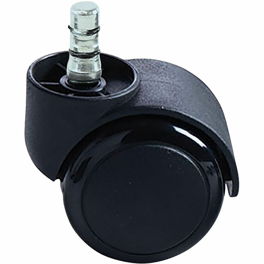 Master Caster Futura Noiseless Chair Mat Casters - 2.19" Diameter - 120 lb - Polyurethane - Matte Black - 5 / Set -