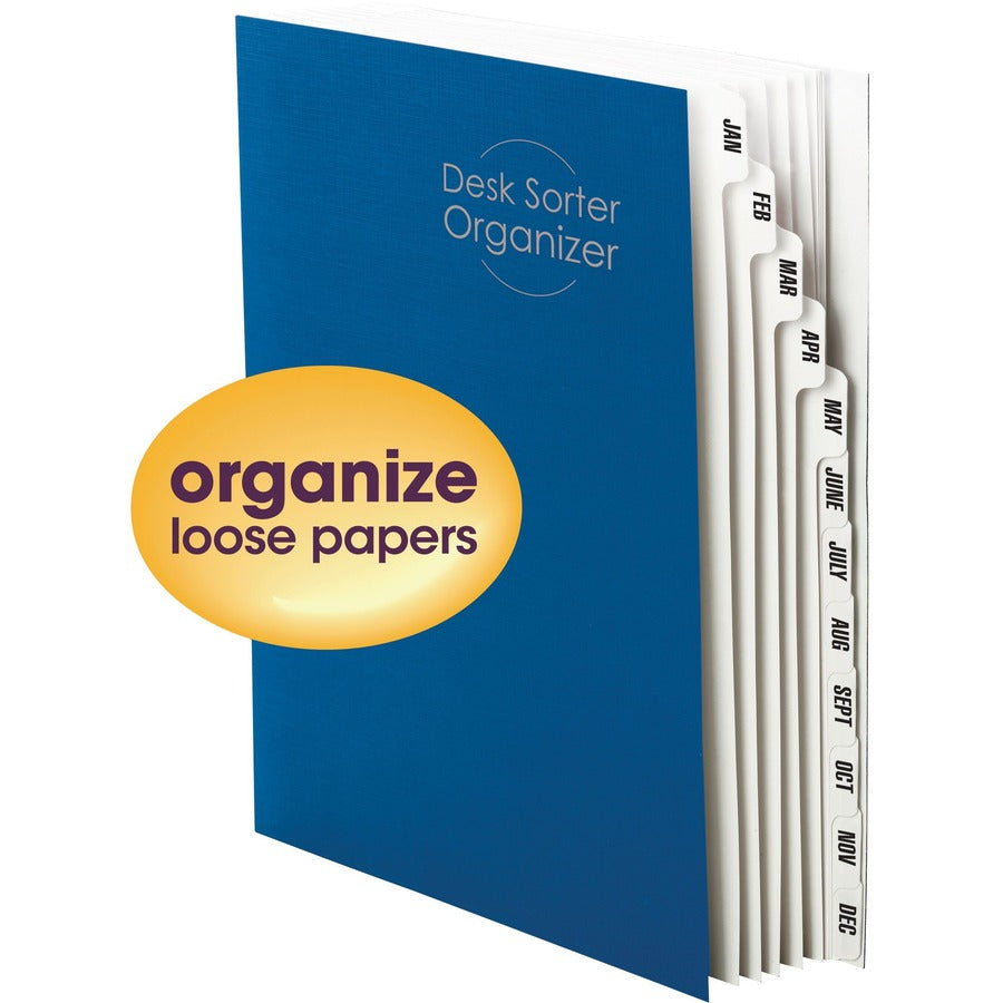 smead-letter-recycled-organizer-folder-8-1-2-x-11-12-dividers-blue-35%-recycled-1-each_smd89286 - 2