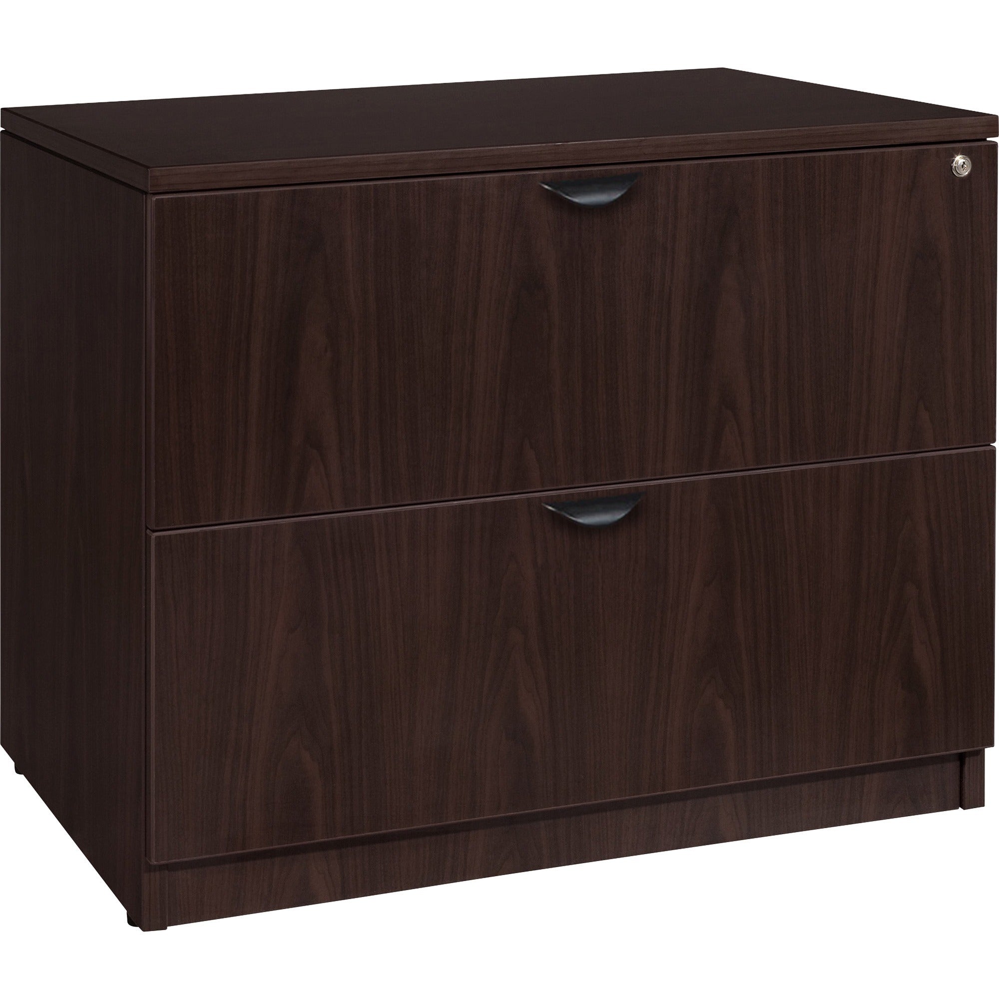 lorell-prominence-20-lateral-file-36-x-2229-2-x-file-drawers-band-edge-material-particleboard-finish-espresso-laminate-thermofused-melamine-tfm_llrpl2236es - 1