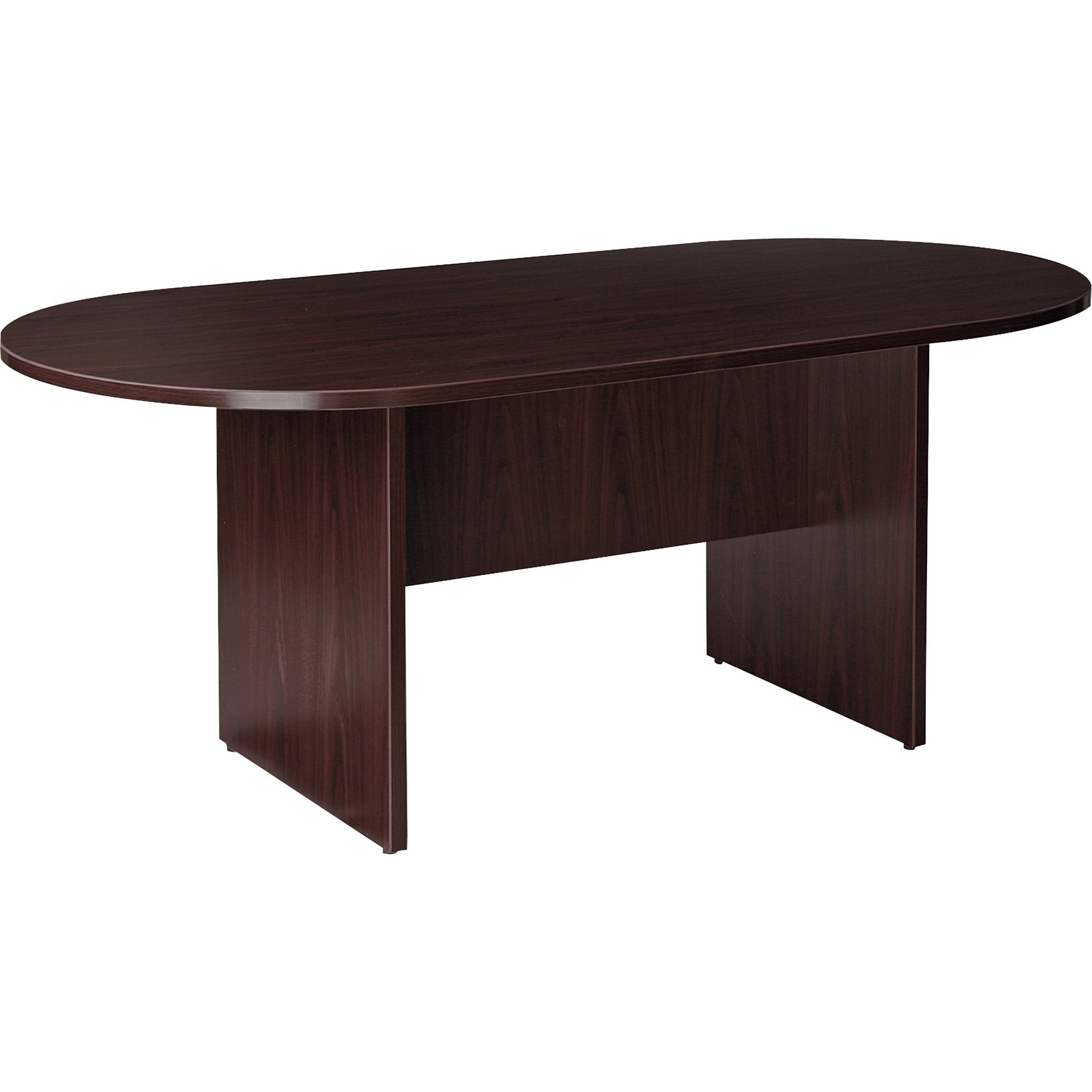lorell-prominence-20-racetrack-conference-table-72-x-3629-table-1-top-01-edge-material-particleboard-thermofused-melamine-tfm-finish-espresso-modesty-panel_llrpt7236es - 1