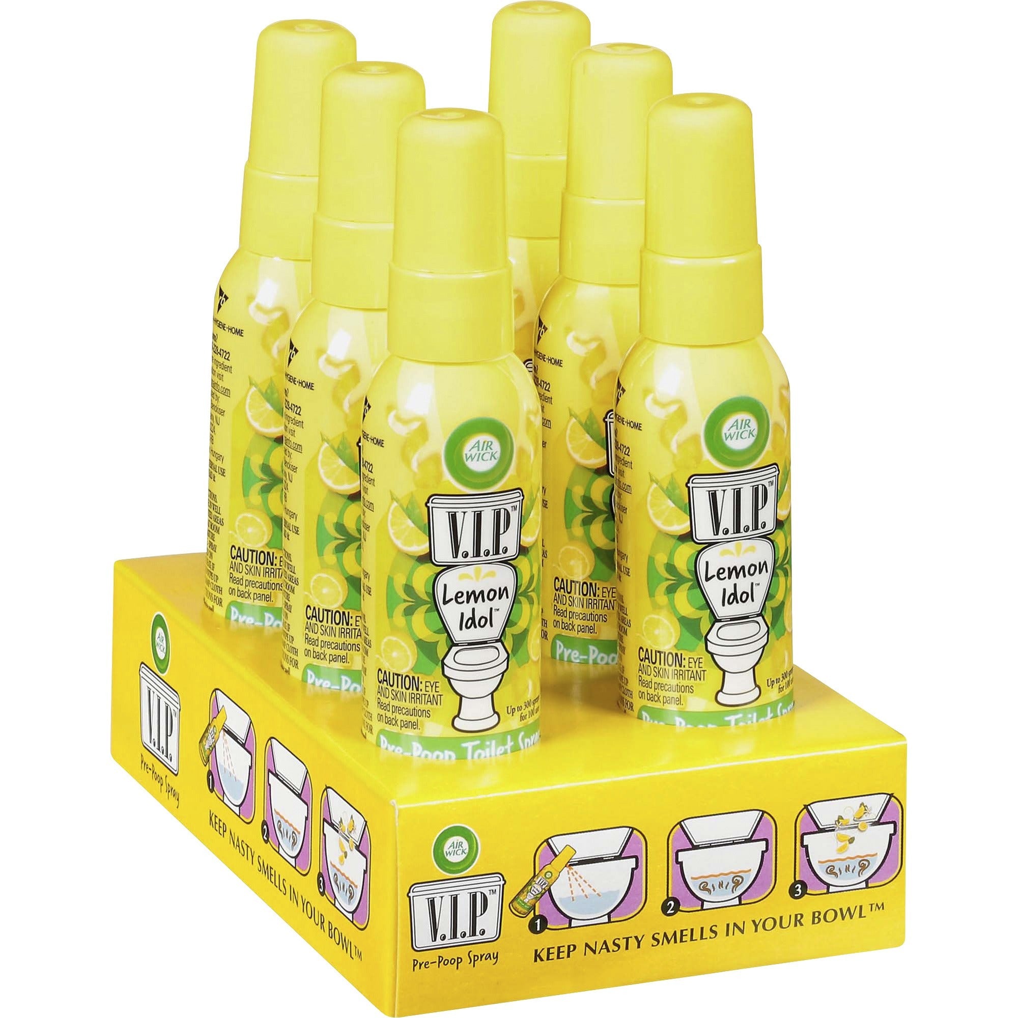 air-wick-vip-pre-poop-spray-spray-19-fl-oz-01-quart-lemon-idol-6-carton_rac96531 - 1