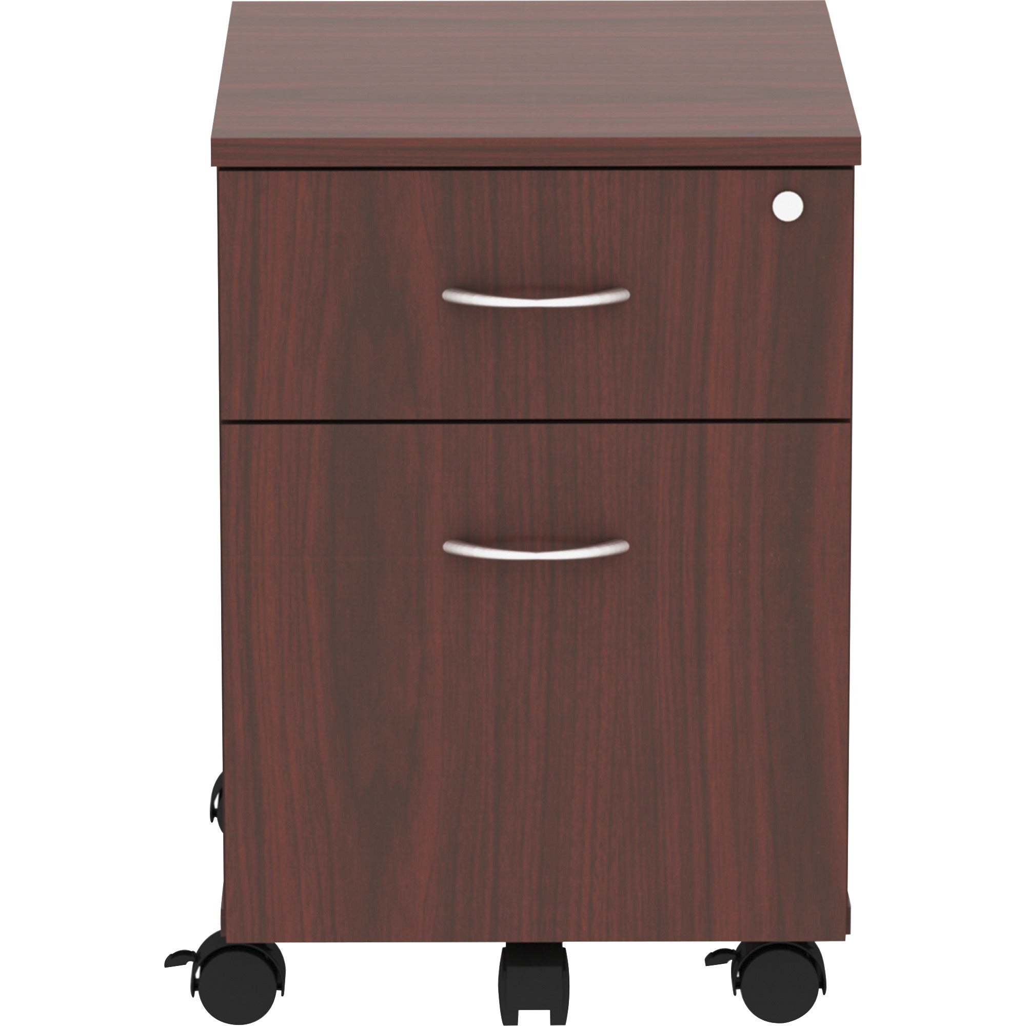lorell-relevance-series-2-drawer-file-cabinet-158-x-199229-2-x-file-box-drawers-finish-mahogany-laminate_llr16216 - 2