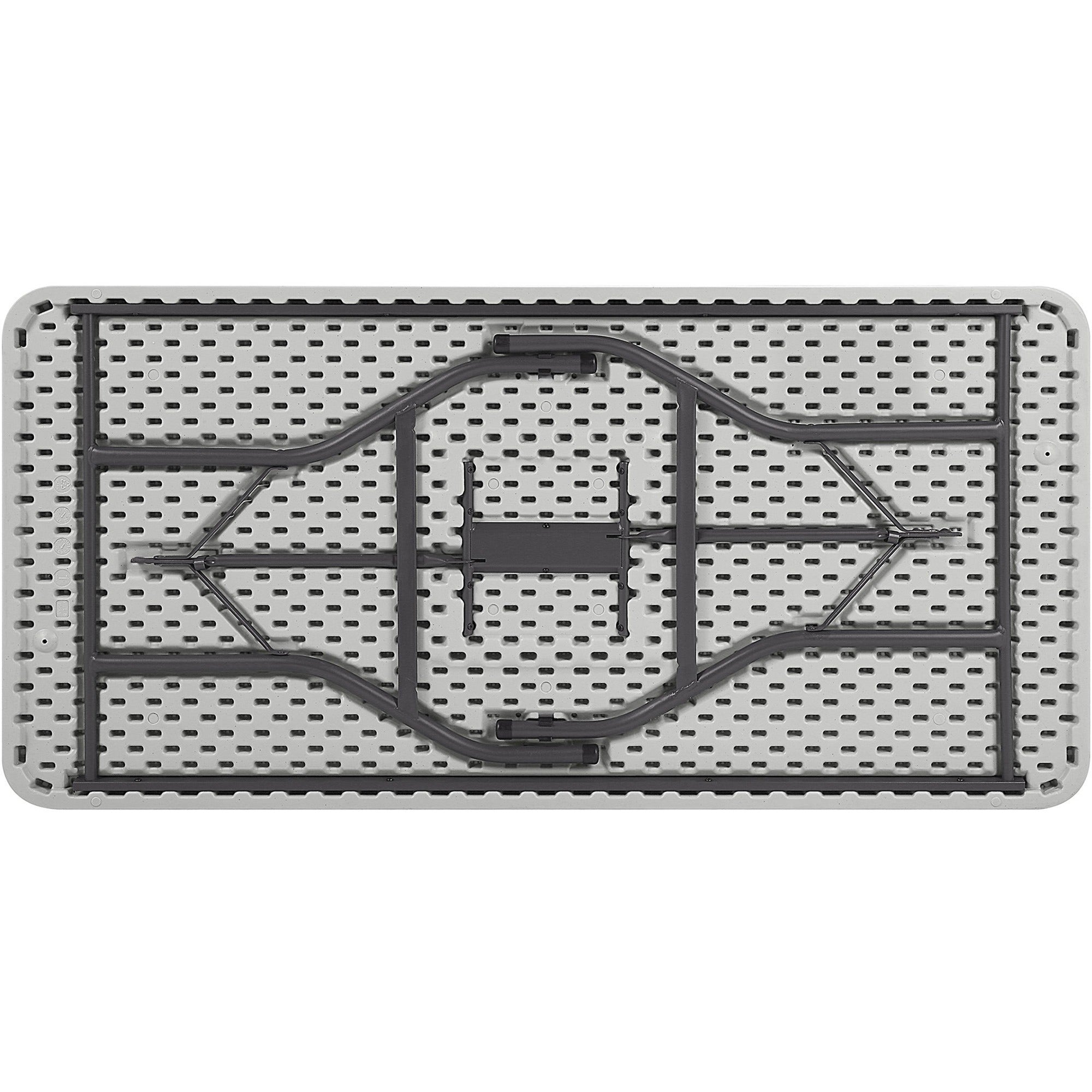 lorell-ultra-lite-banquet-table-for-table-toplight-gray-rectangle-top-dark-gray-folding-base-600-lb-capacity-x-60-table-top-width-x-30-table-top-depth-x-2-table-top-thickness-29-height-gray-1-each_llr66656 - 2