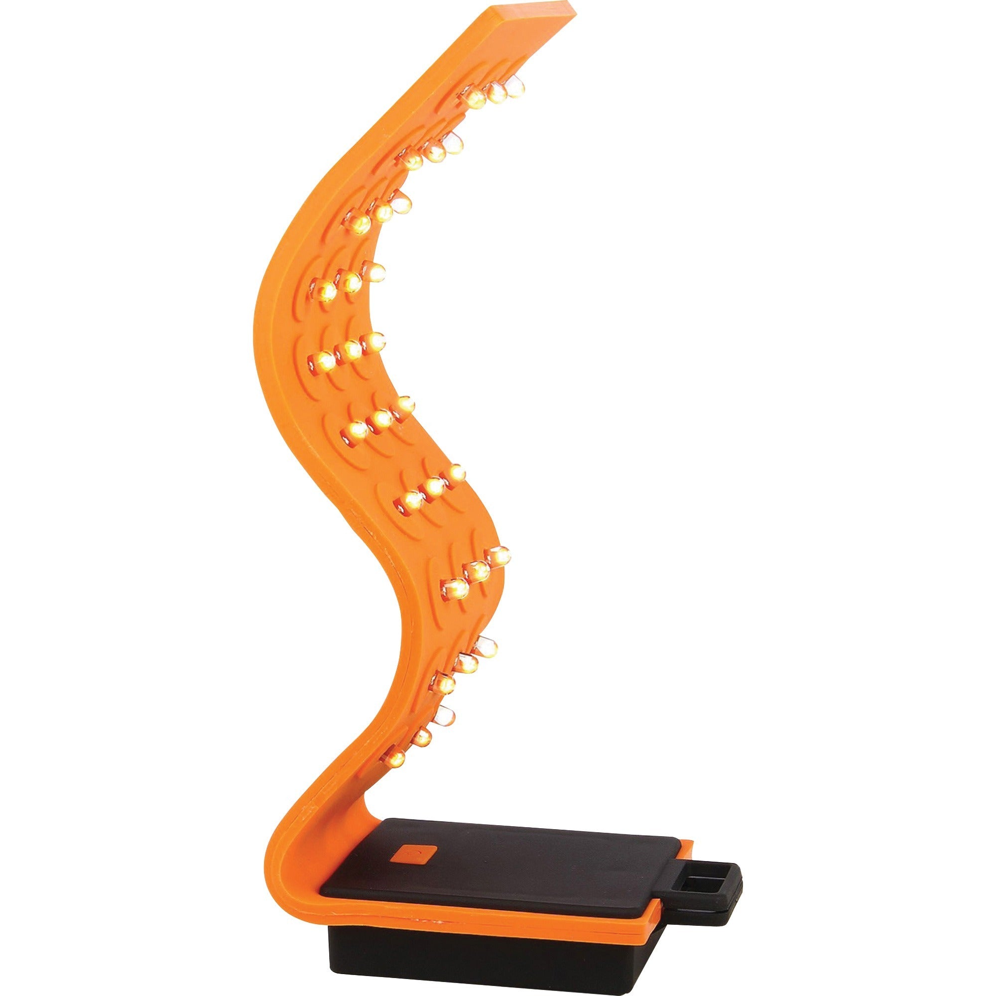 baumgartens-silicone-led-flashlight-30-x-ledaaa-battery-silicone-water-resistant-orange-black_bau42670 - 1