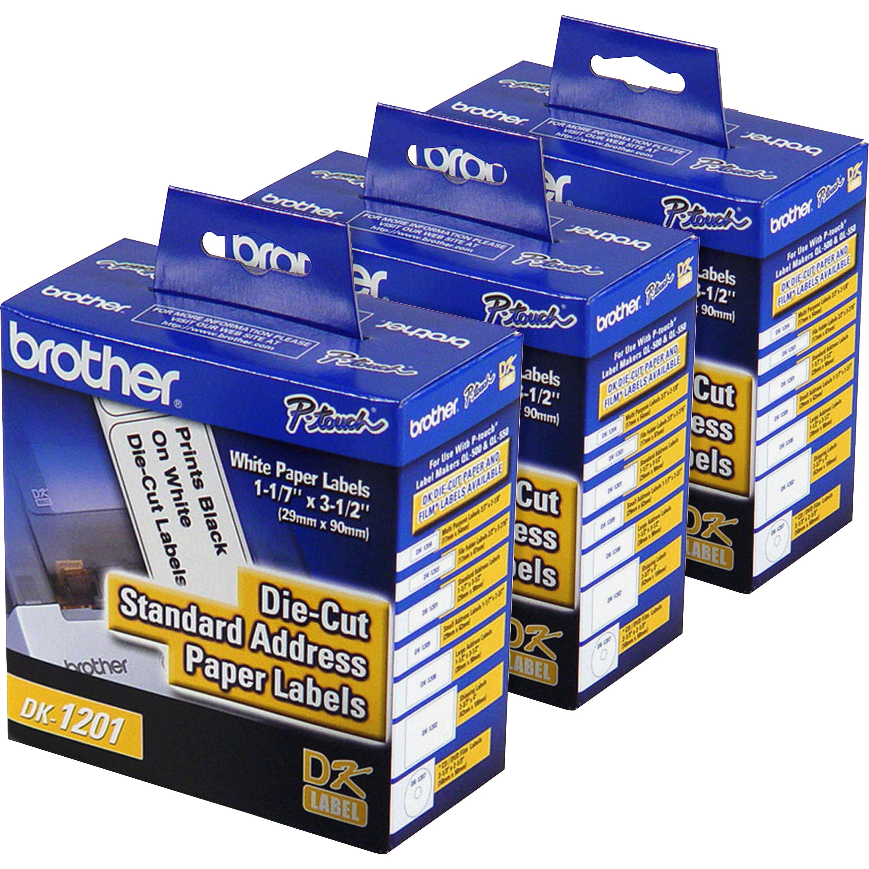 brother-standard-address-paper-labels-3-9-64-width-x-1-9-64-length-direct-thermal-white-paper-400-roll-1200-box-die-cut_brtdk1201bx - 1