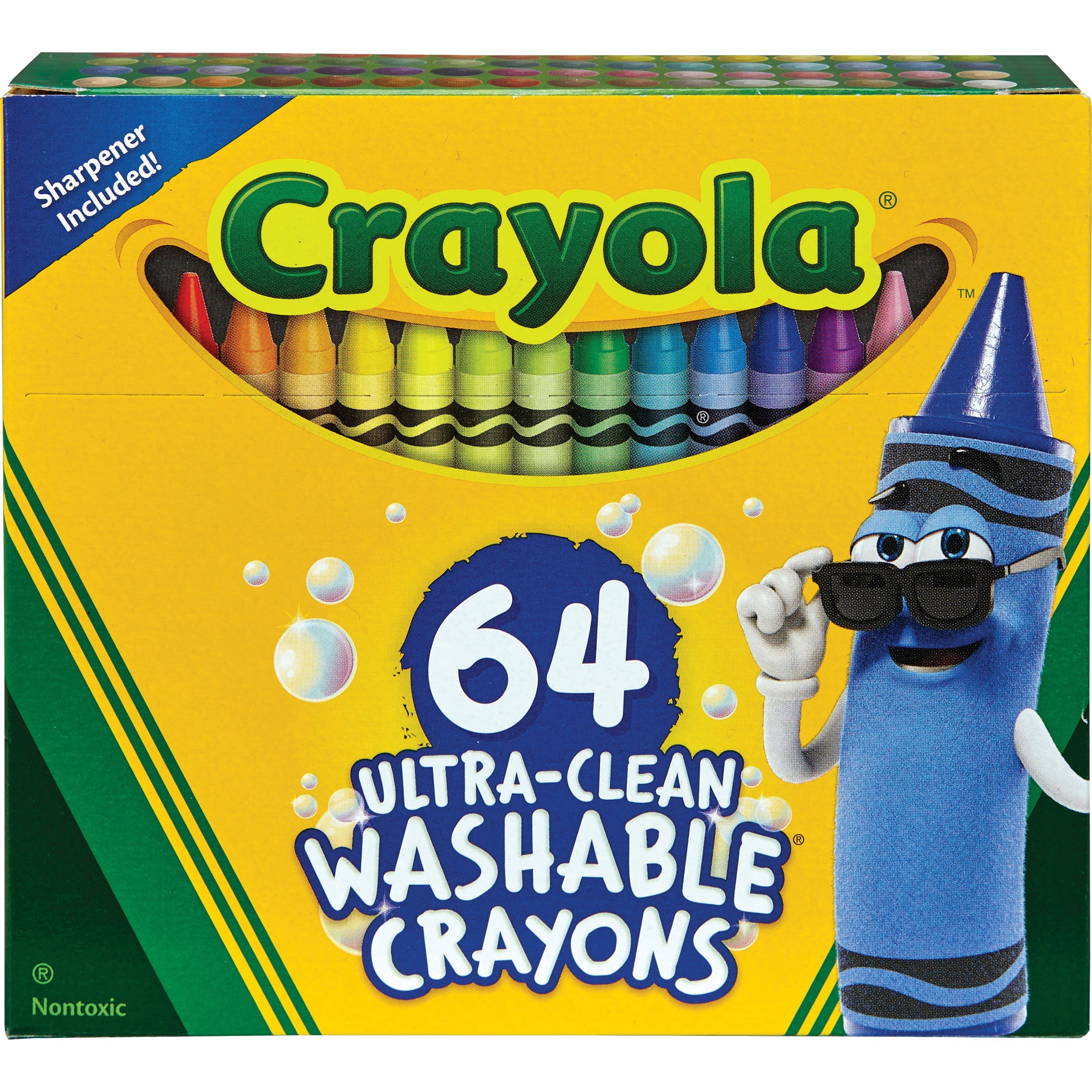 crayola-washable-crayons-assorted-64-pack_cyo523287 - 1
