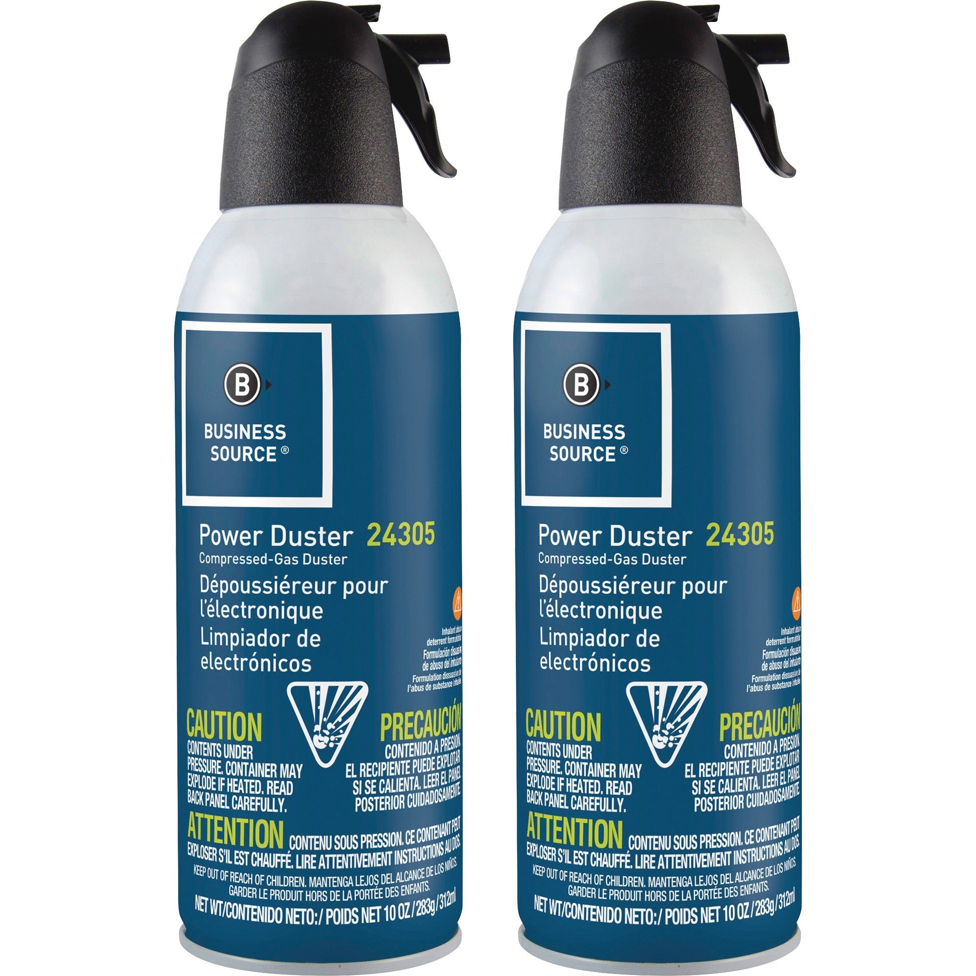 business-source-power-duster-10-oz-moisture-free-ozone-safe-2-pack-multi_bsn24302 - 1
