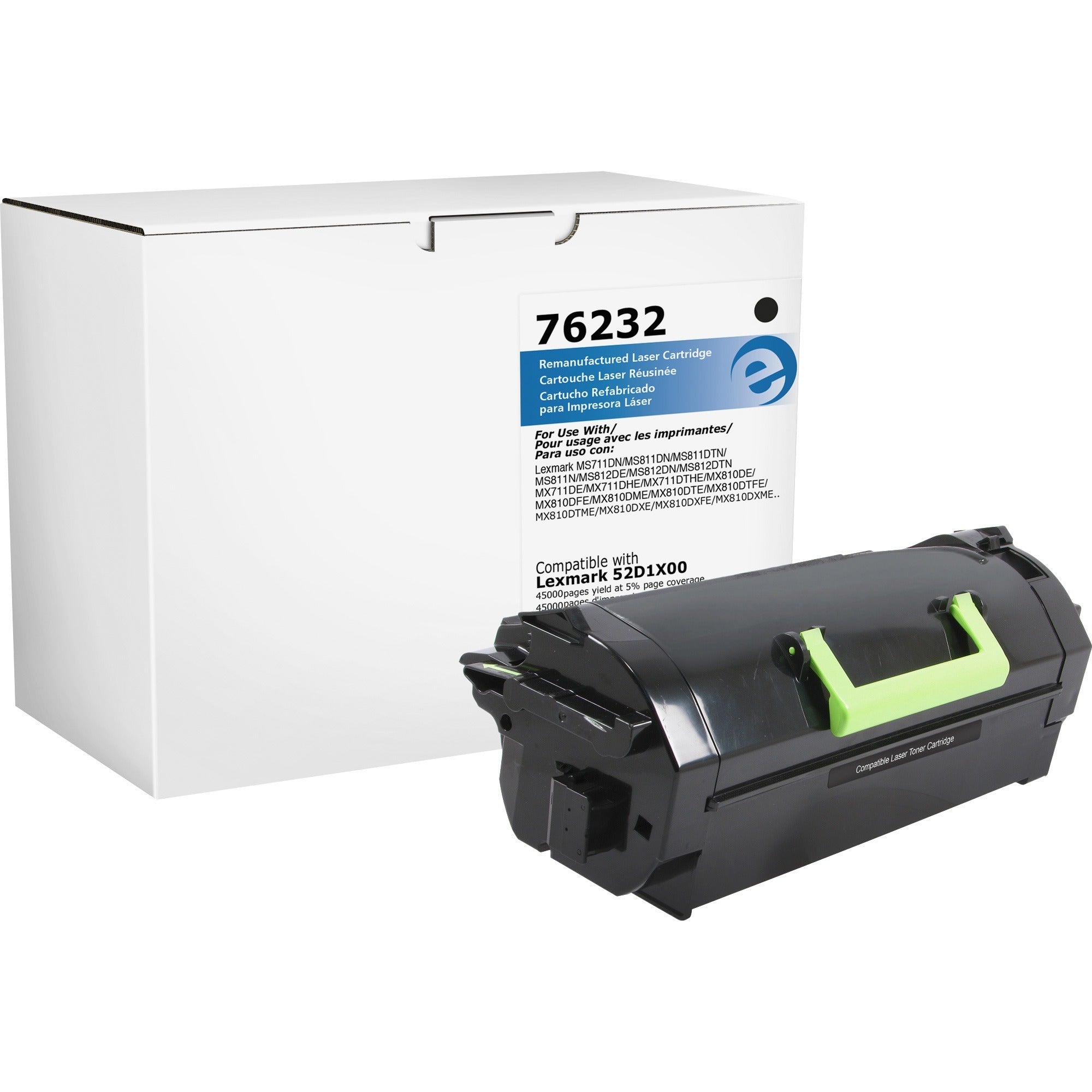 elite-image-remanufactured-extra-high-yield-laser-toner-cartridge-alternative-for-lexmark-521x-52d1x00-black-1-each-45000-pages_eli76232 - 1