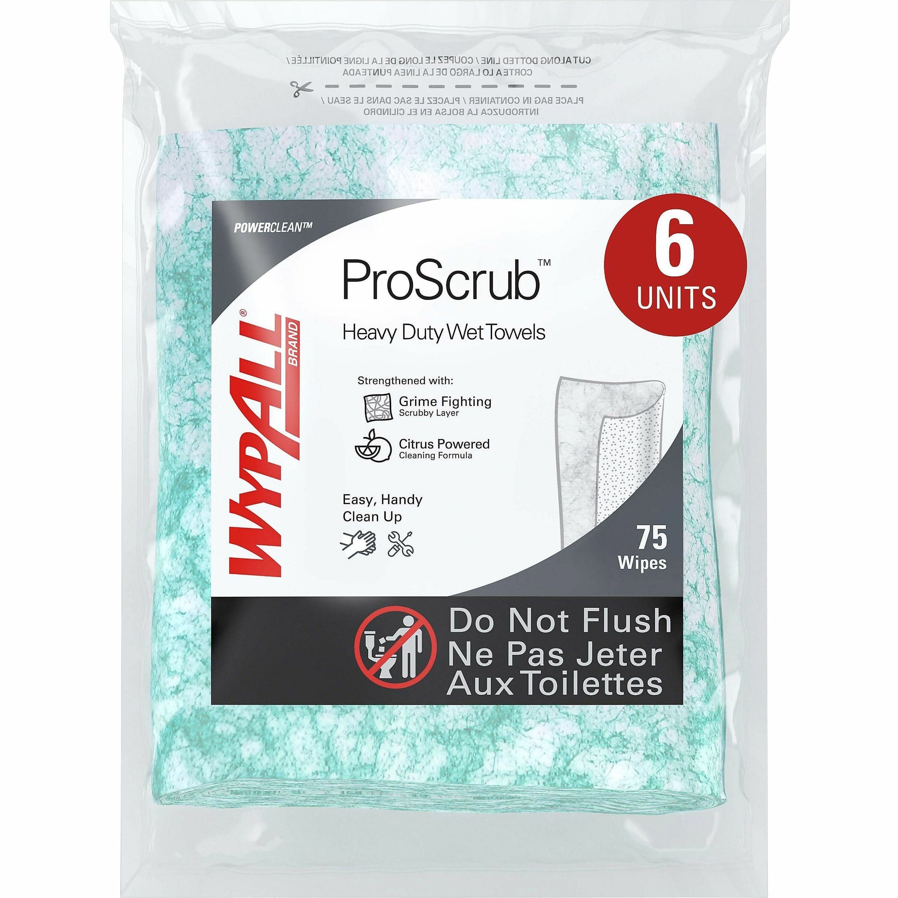 wypall-powerclean-proscrub-heavy-duty-wet-towels-orange-citrus-scent-12-length-x-950-width-75-bag-450-carton-alcohol-free-pre-moistened-soft-green_kcc91367 - 1