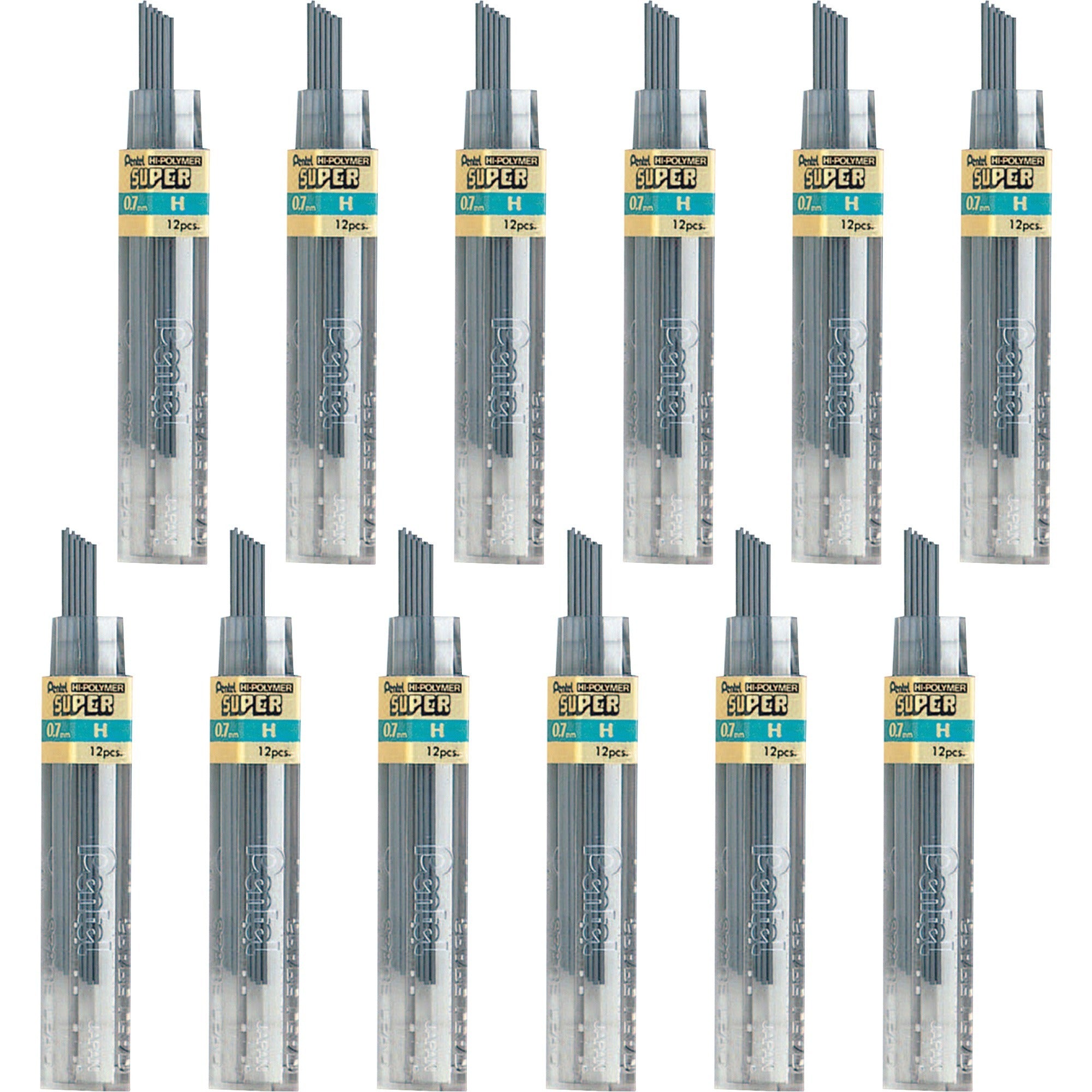 pentel-super-hi-polymer-leads-07-mmmedium-point-h-black-144-box_pen50hbx - 1