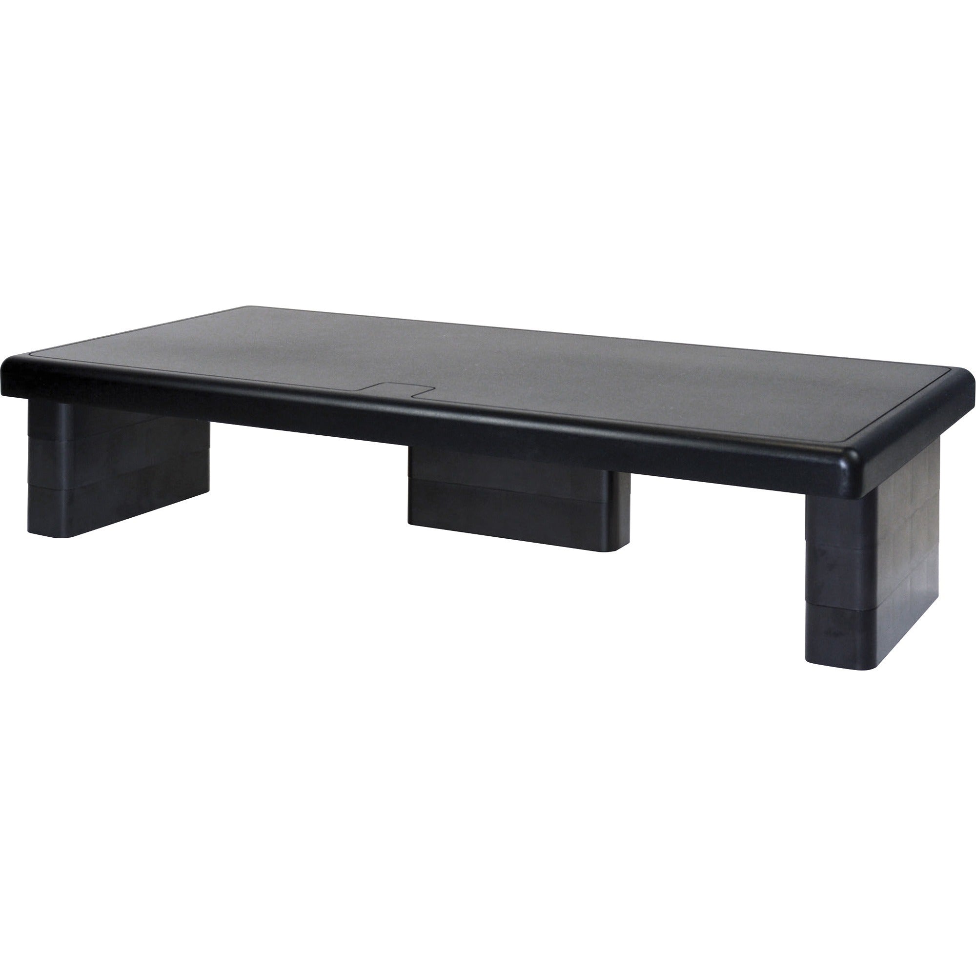 dac-stax-ergonomic-height-adjustable-ultra-wide-monitor-stand-66-lb-load-capacity-48-height-x-22-width-x-105-depth-plastic-black-taa-compliant_dta02238 - 1