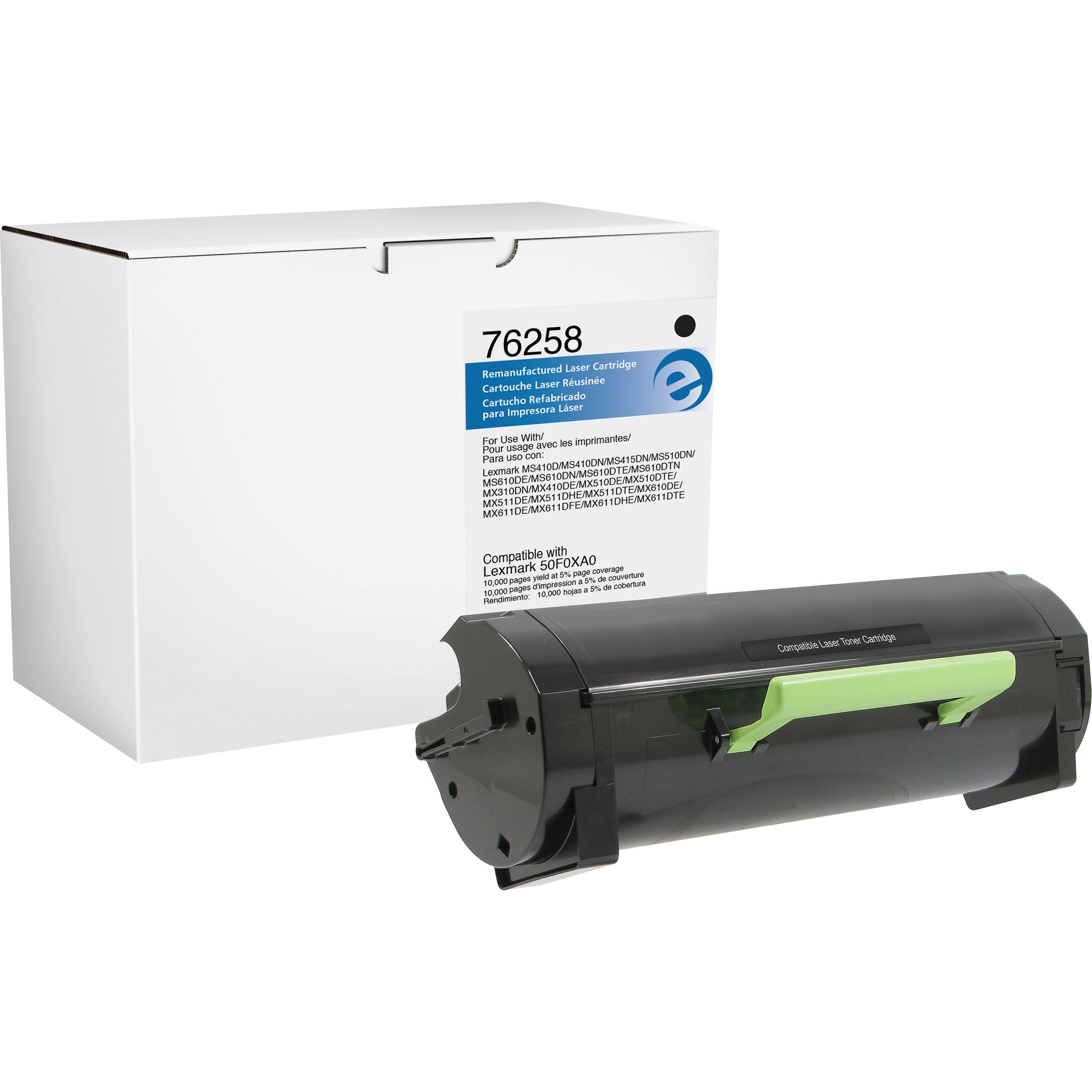 Elite Image Remanufactured Extra High Yield Laser Toner Cartridge - Alternative for Lexmark 601H (60F1H00) - Black - 1 Each - 10000 Pages