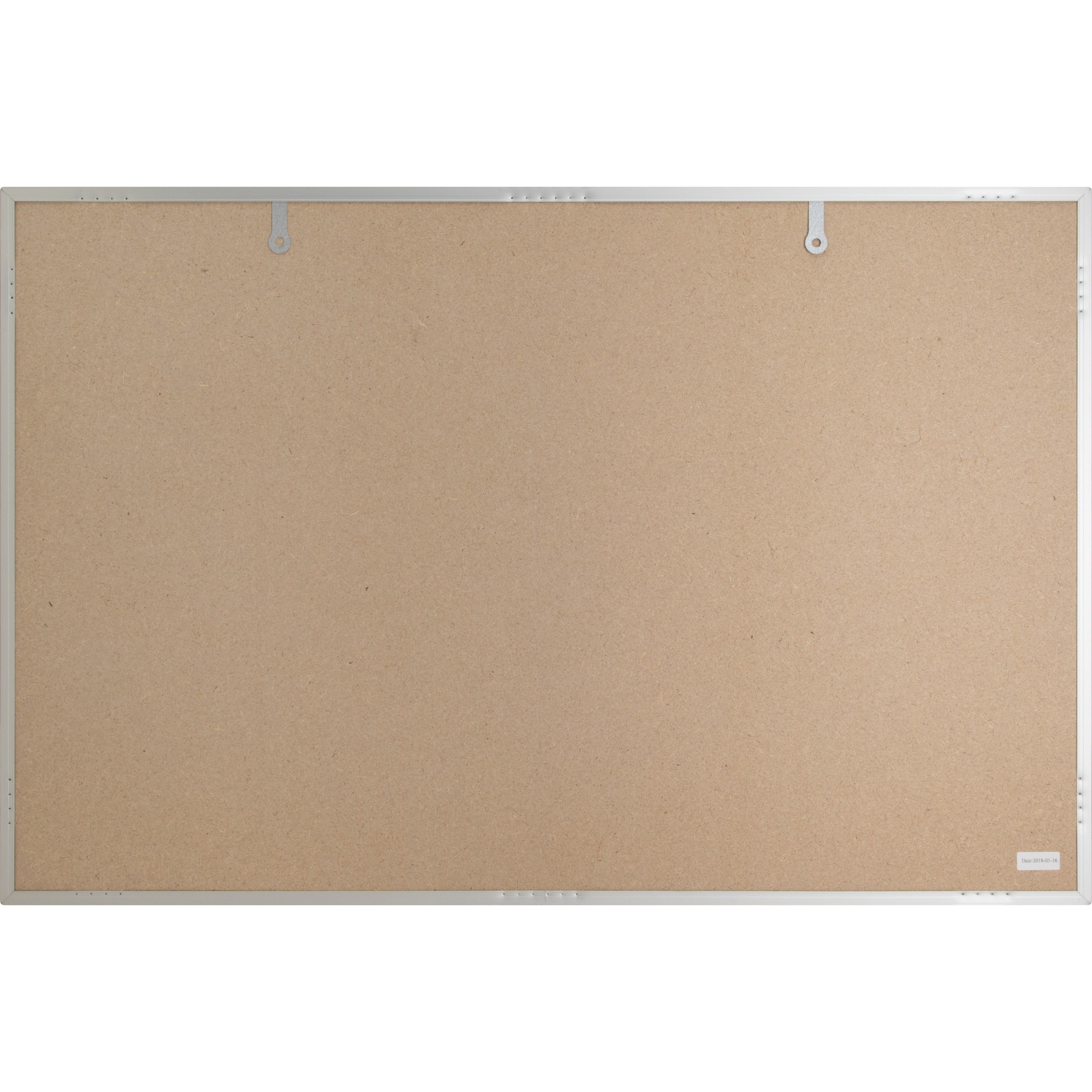 lorell-bulletin-board-36-height-x-48-width-cork-surface-long-lasting-warp-resistant-brown-aluminum-frame-1-each_llr19765 - 2