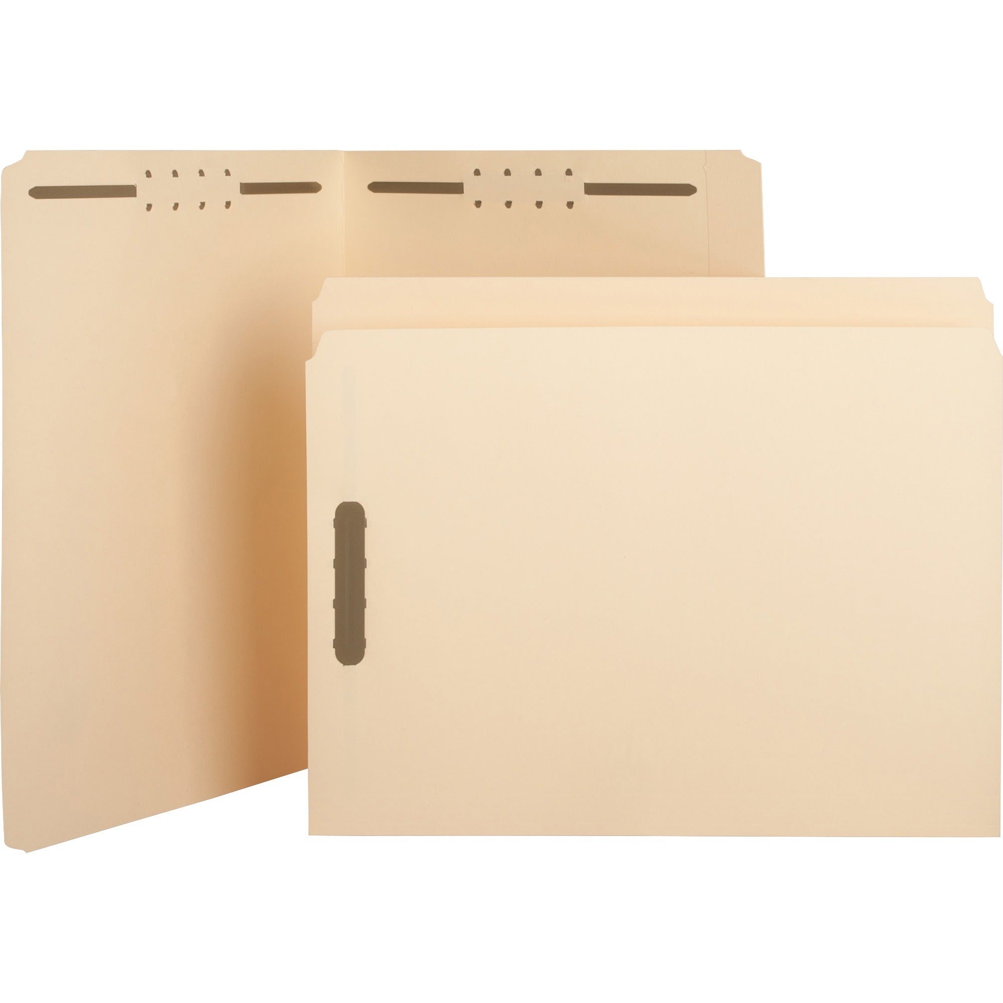 business-source-straight-tab-cut-letter-recycled-fastener-folder-8-1-2-x-11-2-fasteners-10%-recycled-50-box_bsn17211 - 1