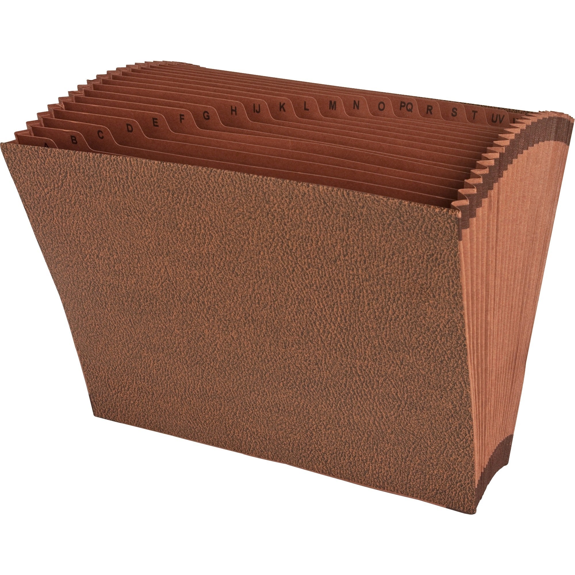 business-source-letter-recycled-expanding-file-8-1-2-x-11-21-pockets-brown-30%-recycled-1-each_bsn26534 - 2