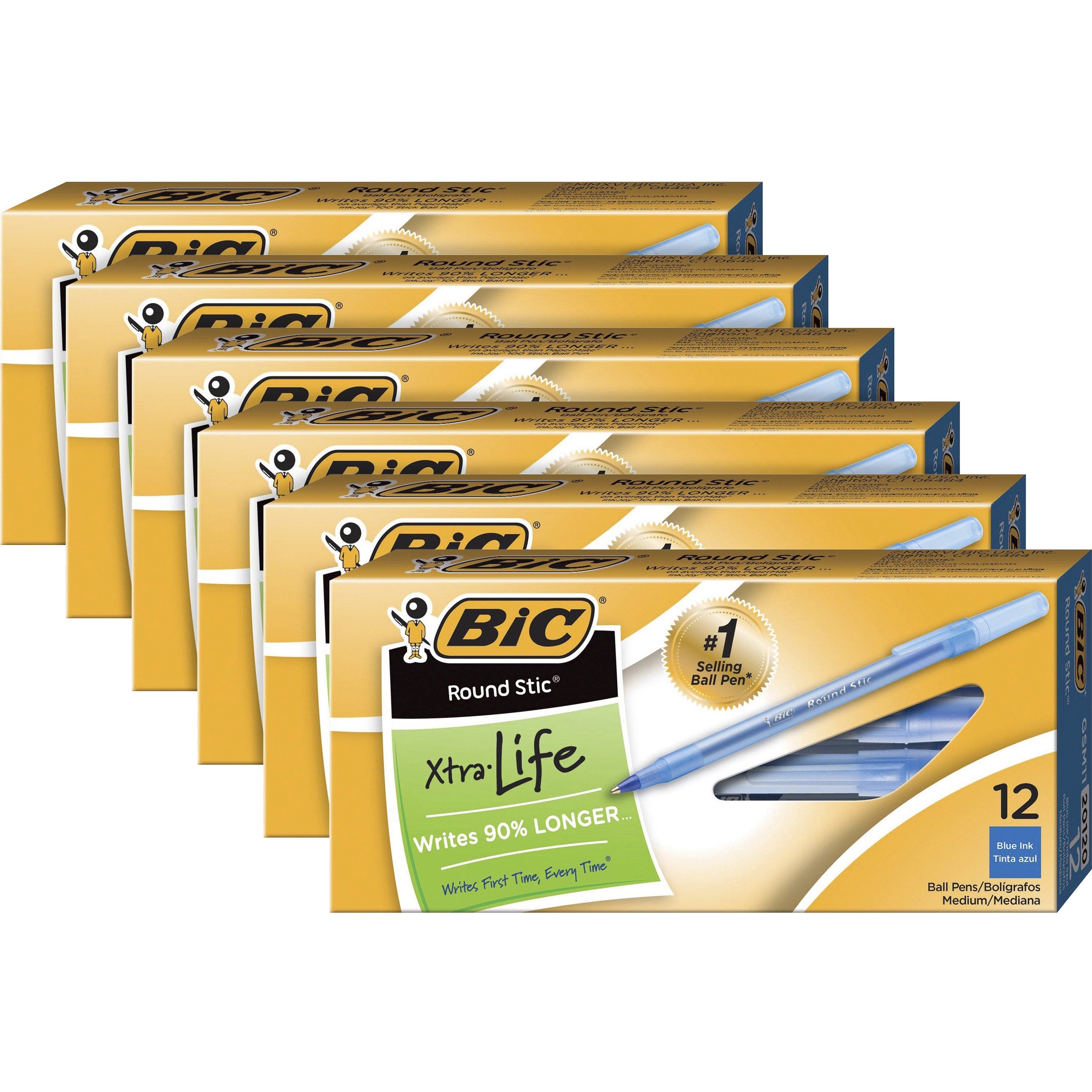 bic-round-stic-ballpoint-pens-medium-pen-point-blue-blue-barrel-72-bundle_bicgsm11bebd - 1
