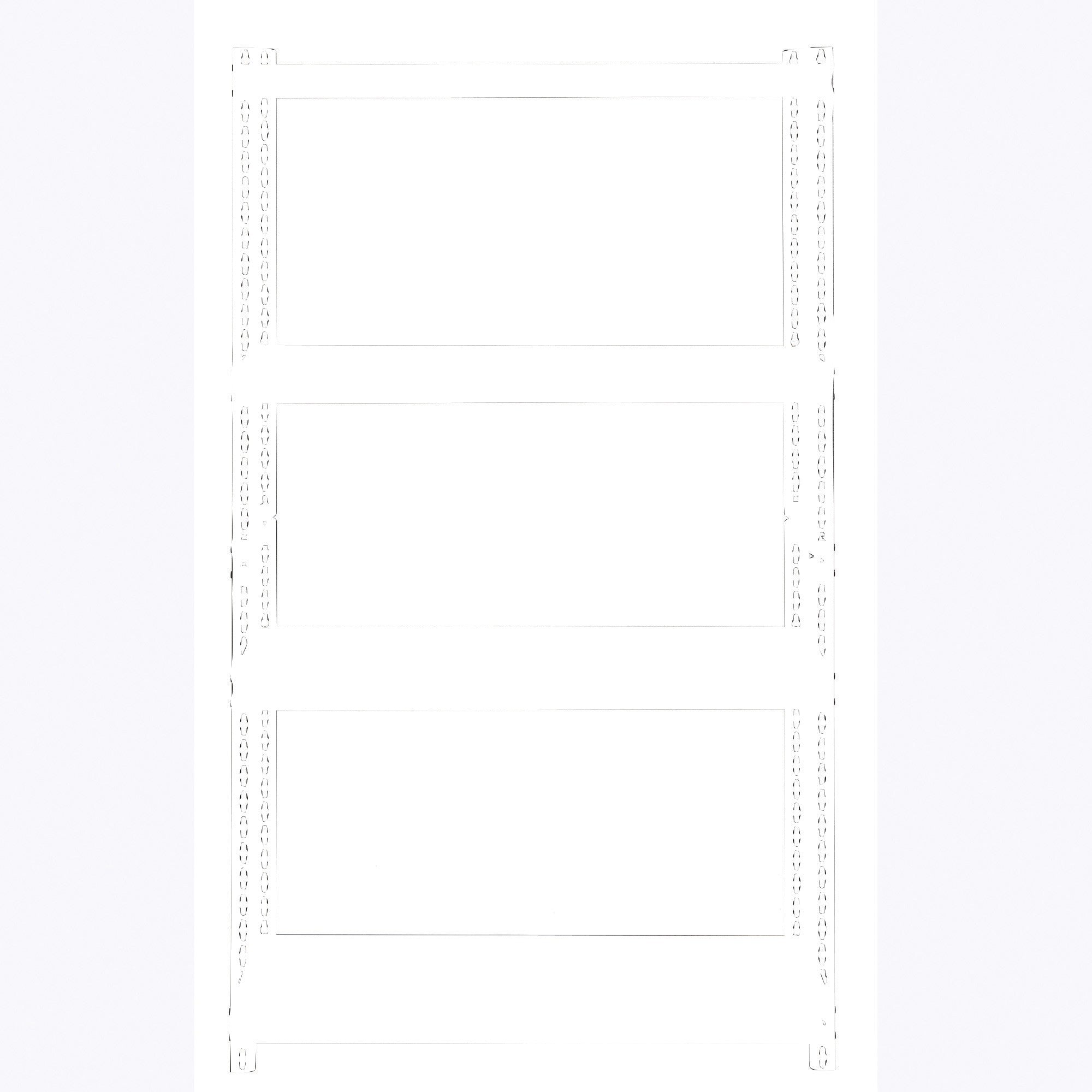 lorell-iron-horse-2300-lb-capacity-riveted-shelving-4-shelfves-60-height-x-36-width-x-18-depth-30%-recycled-black-steel-particleboard-1-each_llr59696 - 2