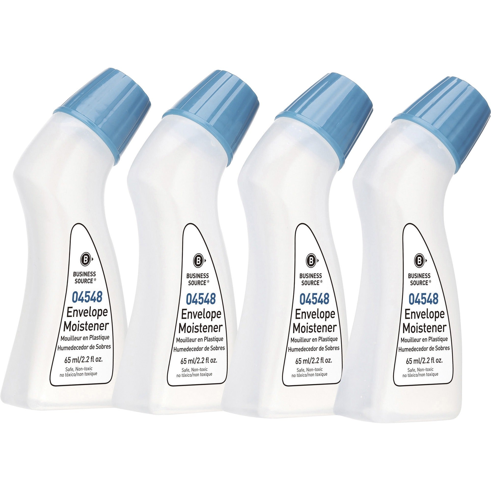 business-source-envelope-moistener-220-fl-oz-blue-fast-drying-clog-free-non-toxic-4-pack_bsn04548 - 1