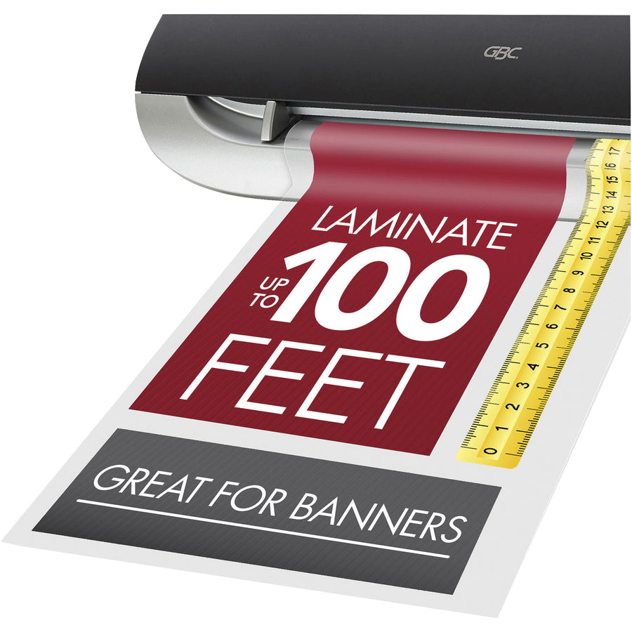 gbc-select-a-size-thermal-lamination-film-sheet-size-supported-012-thickness-laminating-pouch-sheet-size-9-width-x-100-ft-length-for-id-badge-clear-1-roll_gbc39069 - 2