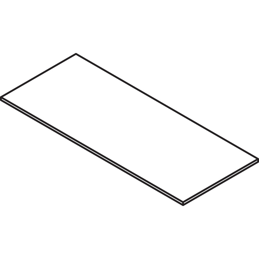 lorell-relevance-series-tabletop-for-table-topwalnut-rectangle-top-x-60-table-top-width-x-30-table-top-depth-x-1-table-top-thickness-assembly-required-1-each_llr16242 - 2