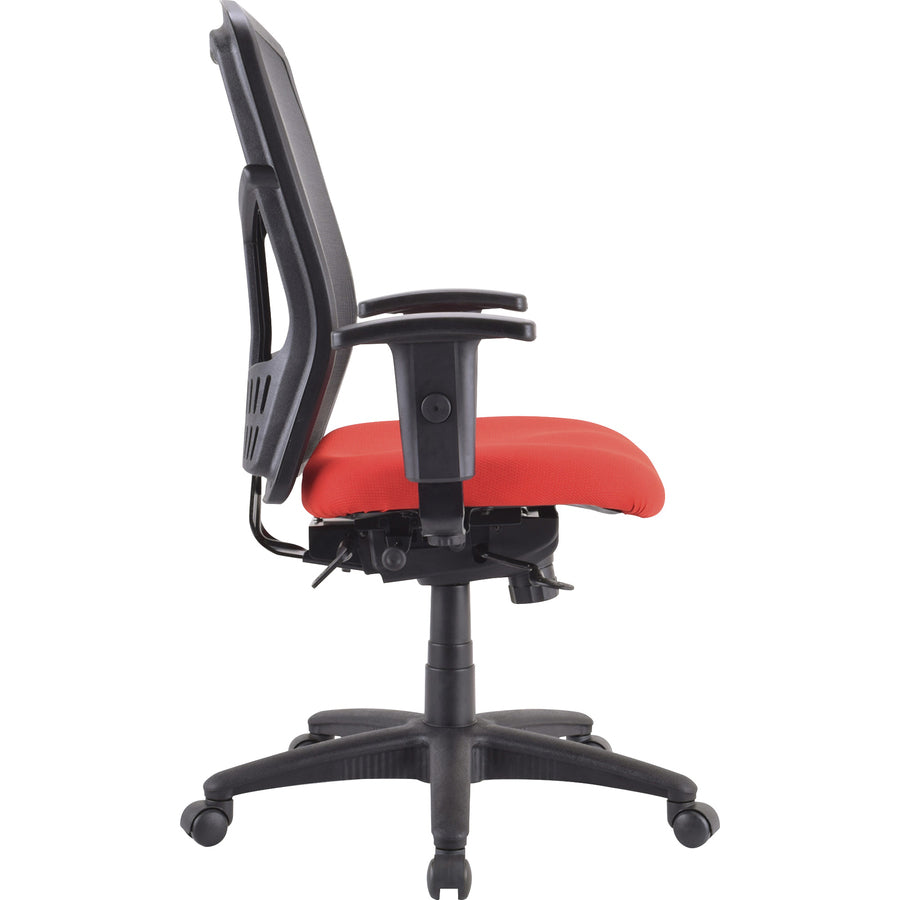 lorell-premium-molded-tractor-seat-for-ergomesh-frame-red-fabric-1-each_llr86214 - 2