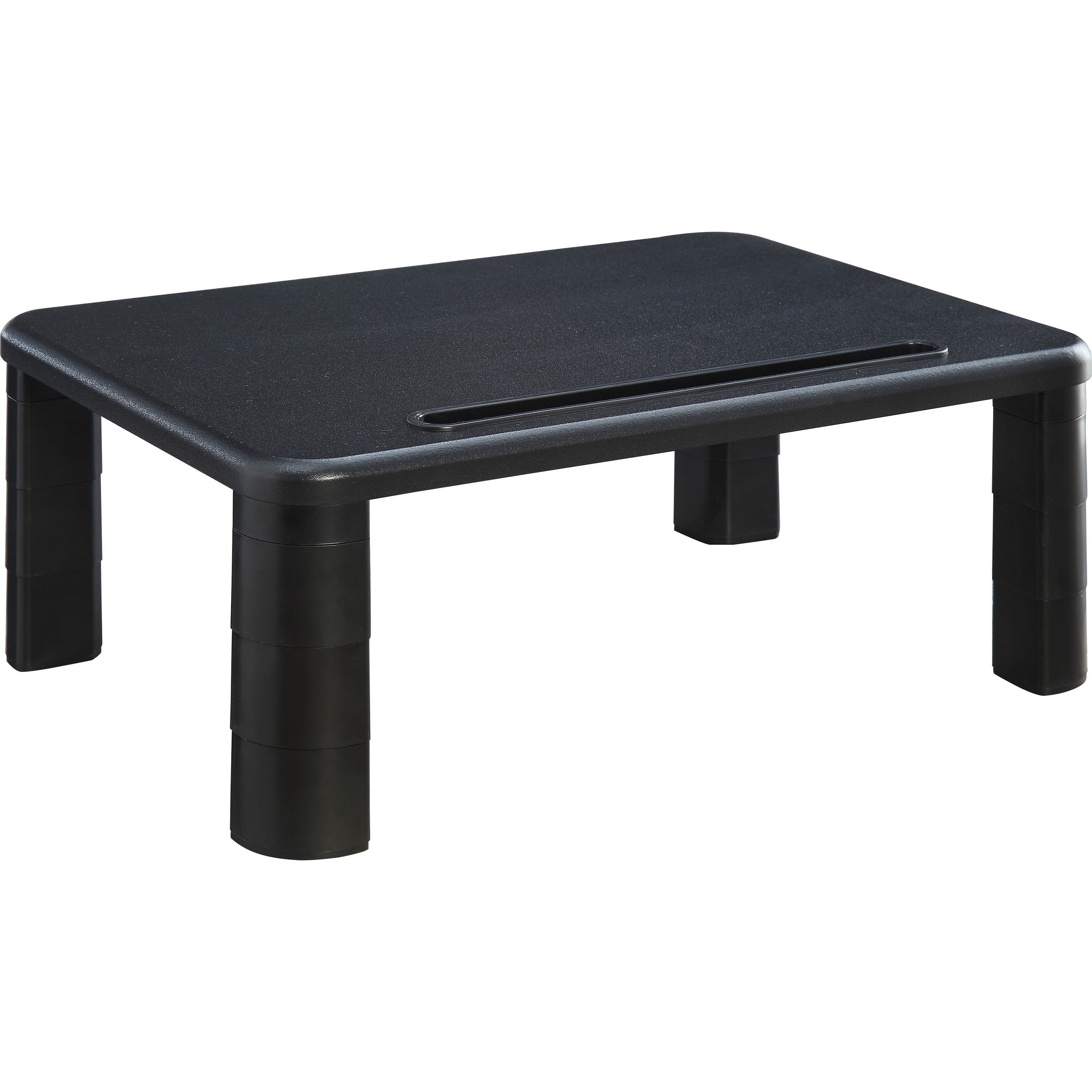 lorell-height-adjustable-monitor-riser-4-height-x-198-width-desktop-black_llr99991 - 1