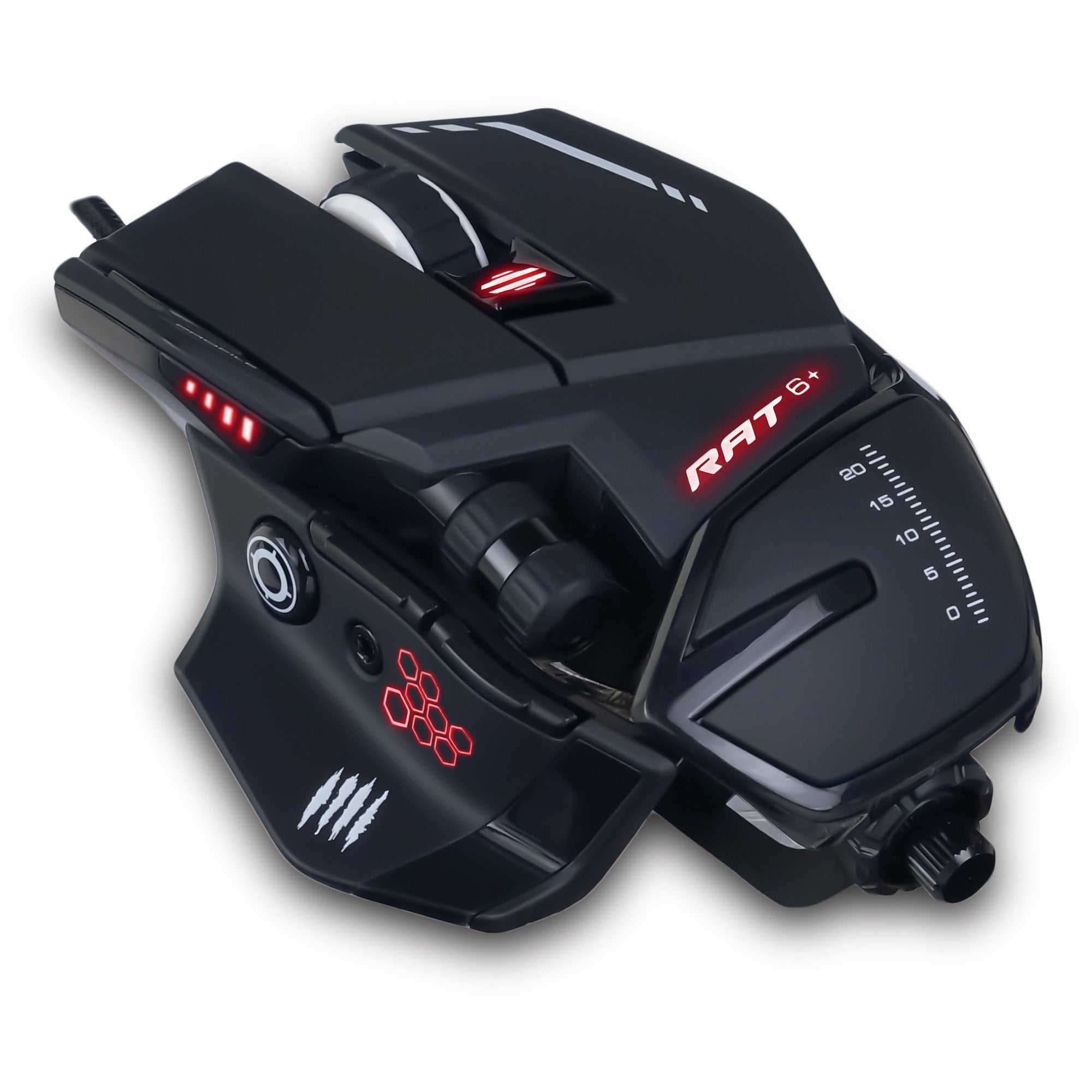mad-catz-the-authentic-rat-6+-optical-gaming-mouse-pixart-pmw3360-cable-black-1-pack-usb-20-12000-dpi-11-buttons_mdcmr04dcambl00 - 1