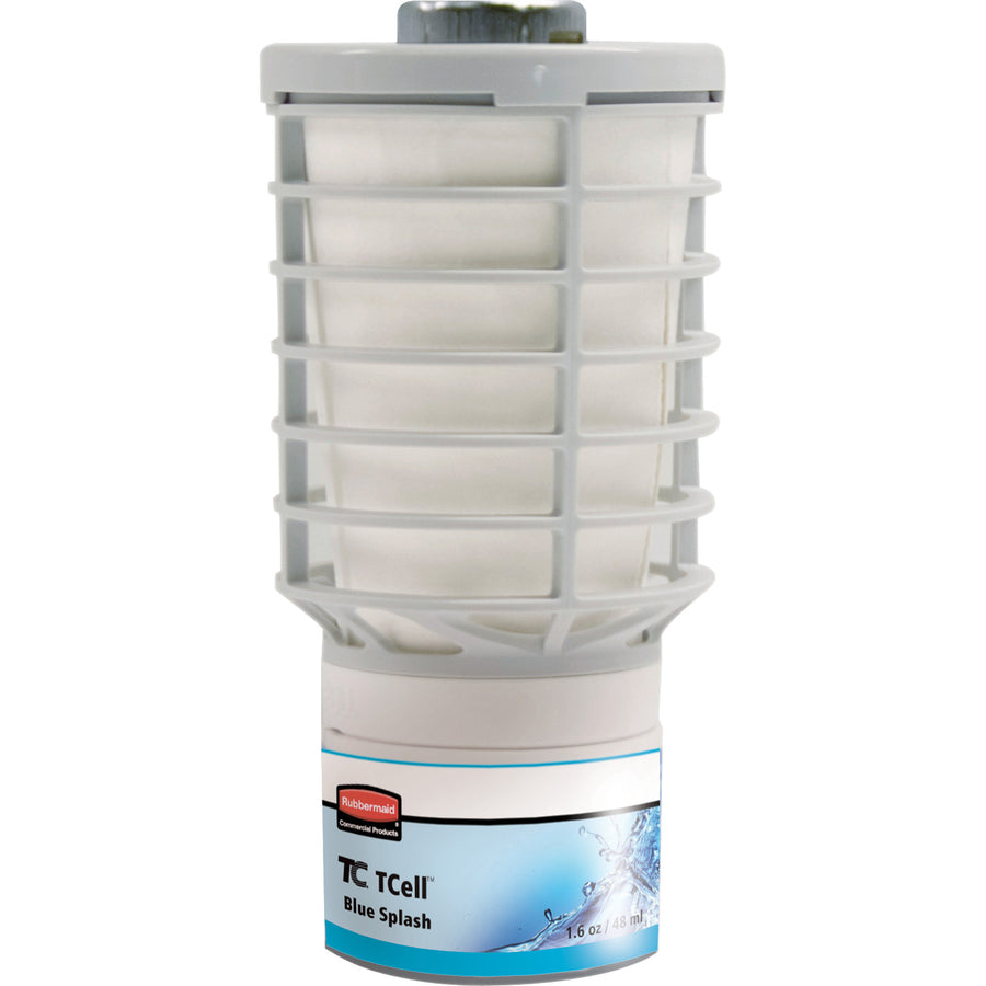 rubbermaid-commercial-tcell-odor-control-dispenser-refills-6000-ft-16-fl-oz-01-quart-blue-splash-90-day-6-carton-odor-neutralizer-voc-free_rcp402112ct - 2