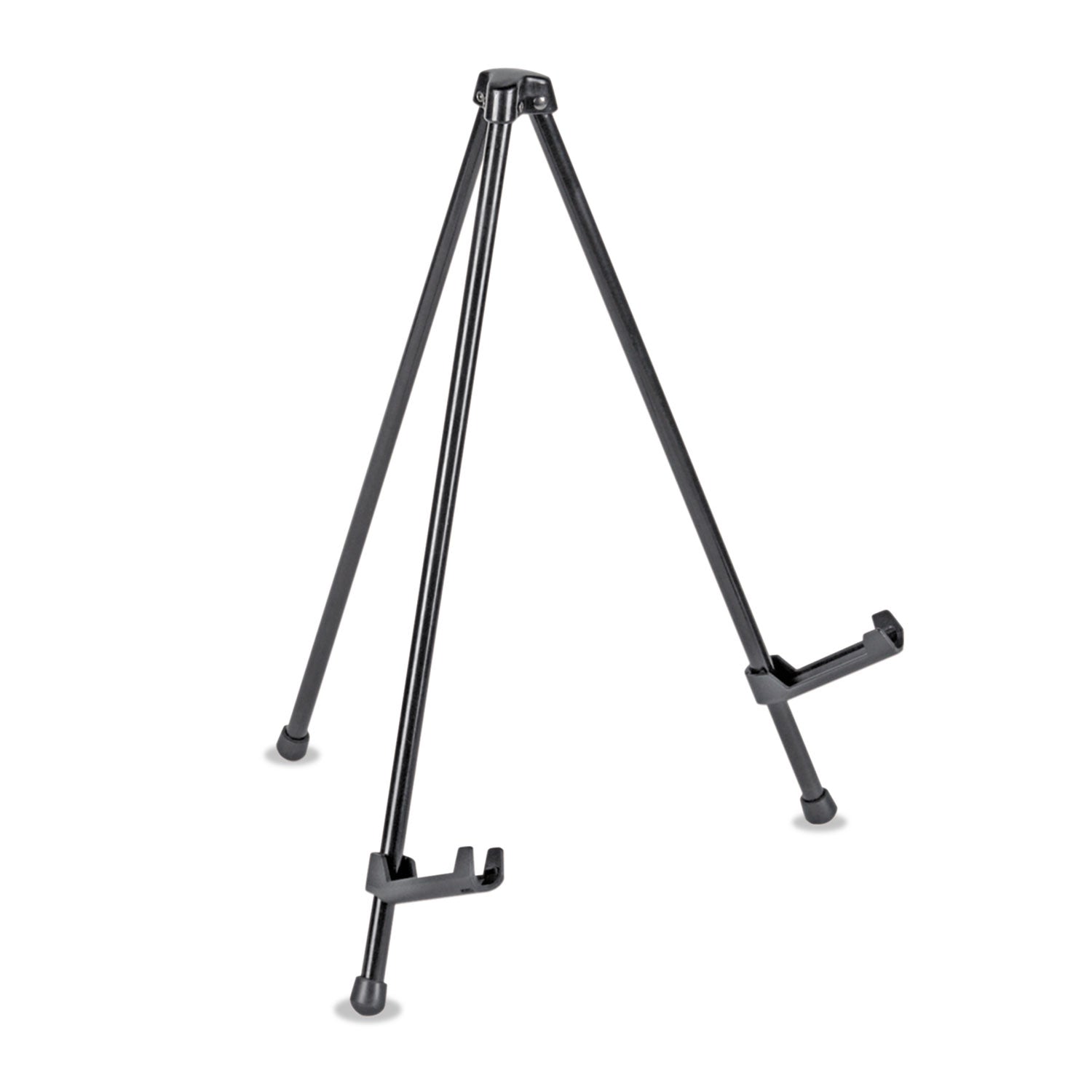 Portable Tabletop Easel, 14" High, Steel, Black -