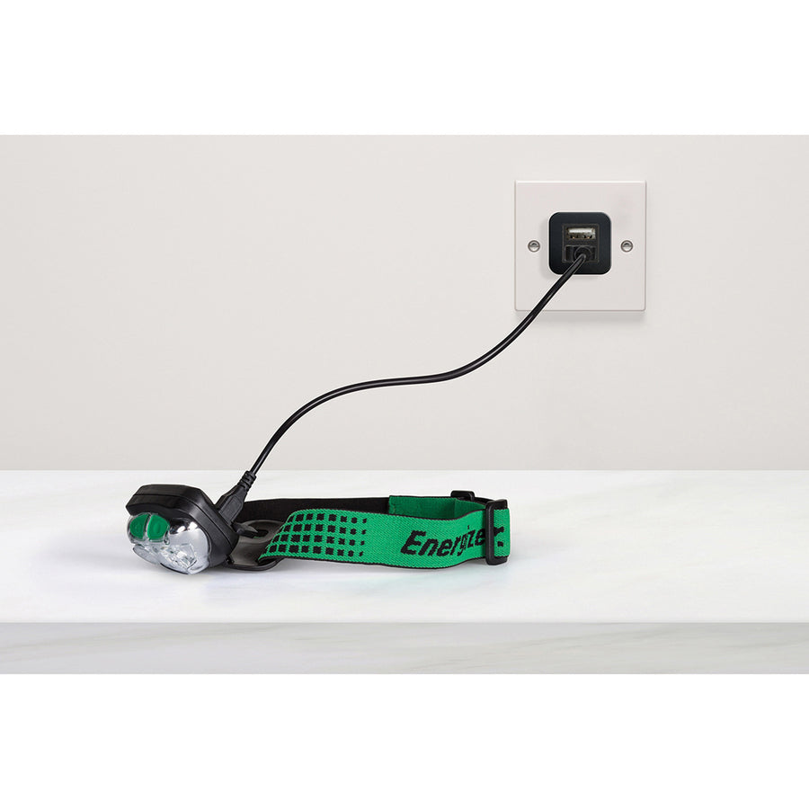 energizer-vision-ultra-hd-rechargeable-headlamp-includes-usb-charging-cable-led-400-lm-lumen-battery-rechargeable-battery-usb-water-resistant-drop-resistant-green_eveenhdfrlp - 2