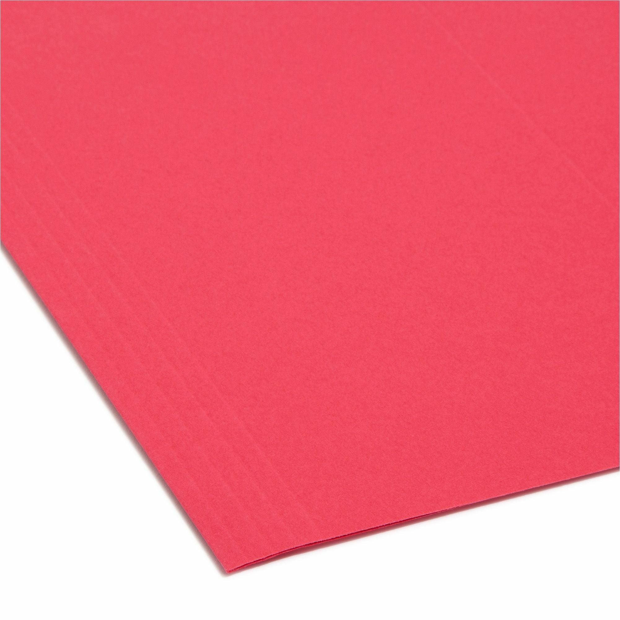 smead-fastab-straight-tab-cut-letter-recycled-hanging-folder-8-1-2-x-11-assorted-position-tab-position-blue-green-red-10%-recycled-18-box_smd64100 - 2