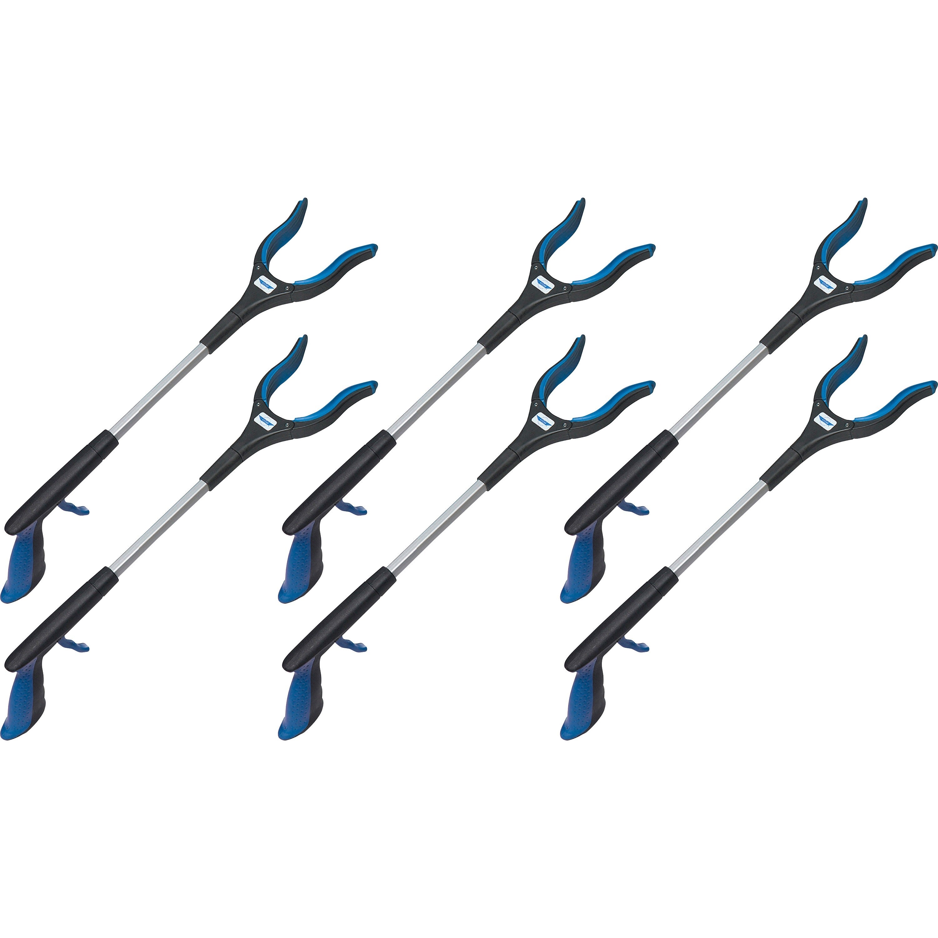 ettore-grip-n-grab-multipurpose-pickup-tool-16-reach-lightweight-rust-proof-articulating-head-comfortable-handle-aluminum-plastic-rubber-blue-6-carton_eto49016ct - 1