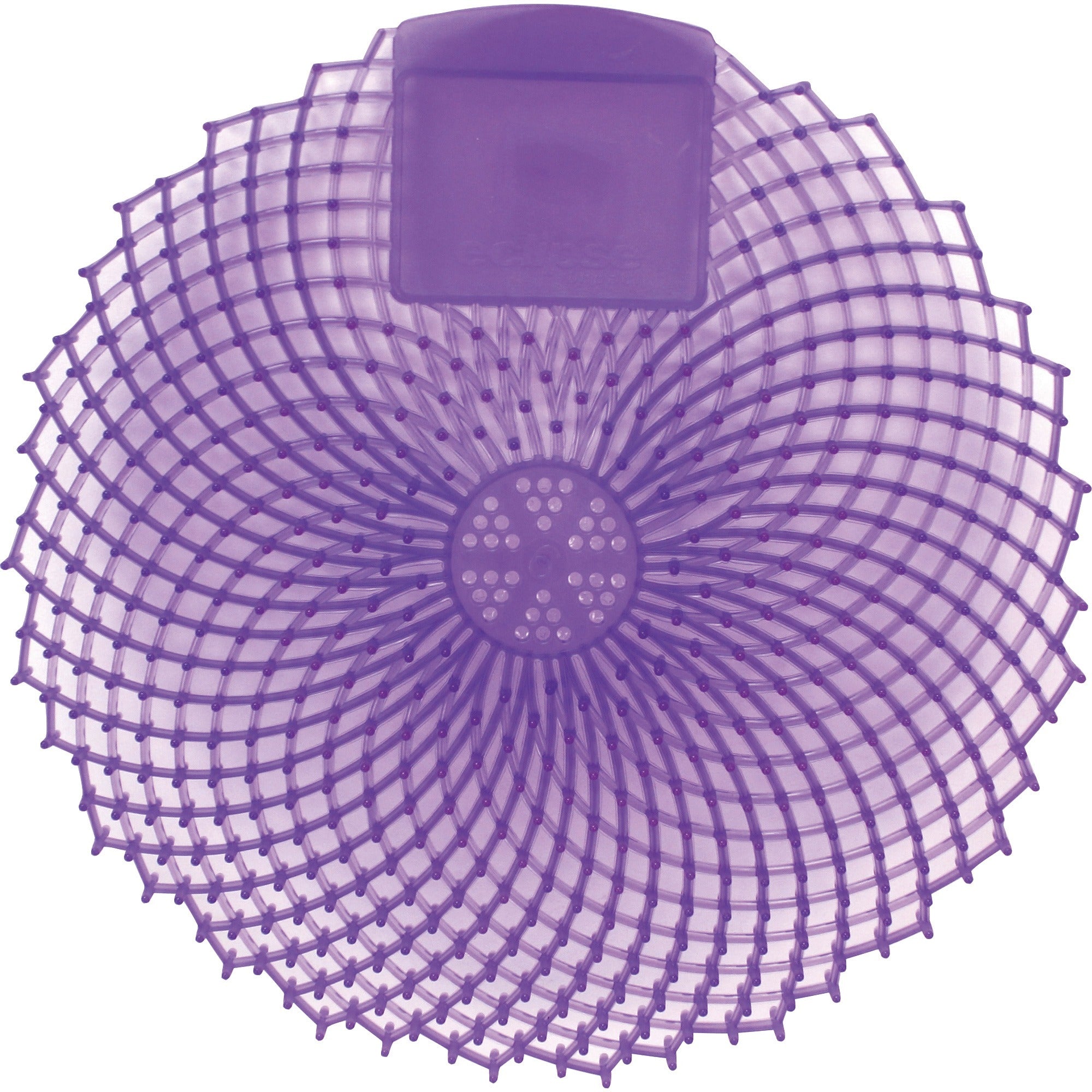 Genuine Joe Eclipse Scented Urinal Screen - Anti-splash, Flexible, Deodorizer, Sturdy - 36 / Carton - Purple