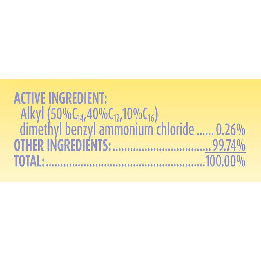 Dual Action Disinfecting Wipes, 1-Ply, 7 x 7.5, Citrus, White/Purple, 35/Canister, 12 Canisters/Carton - 3