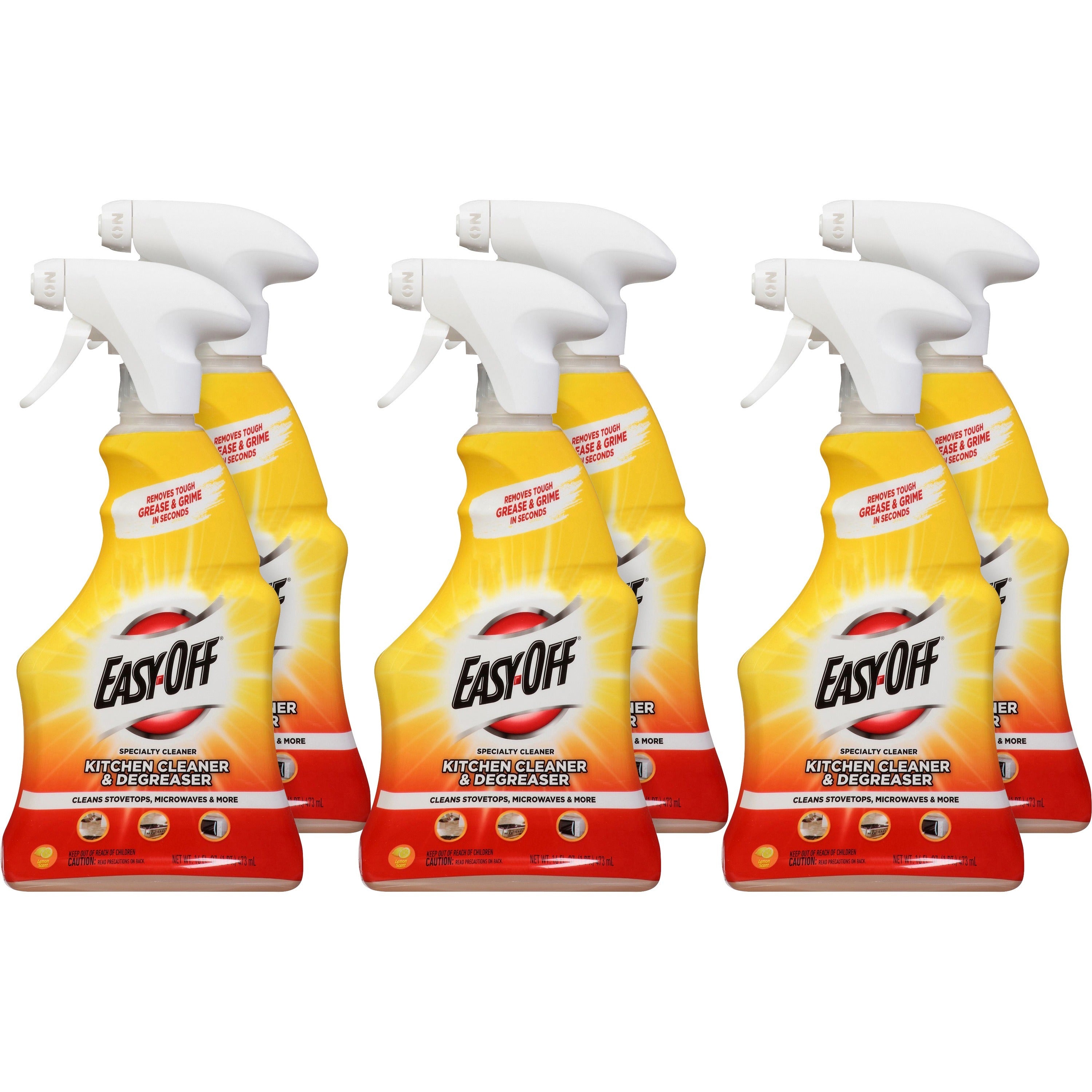 easy-off-specialty-kitchen-degreaser-for-multipurpose-16-fl-oz-05-quart-lemon-scent-6-carton-clear_rac97024ct - 1