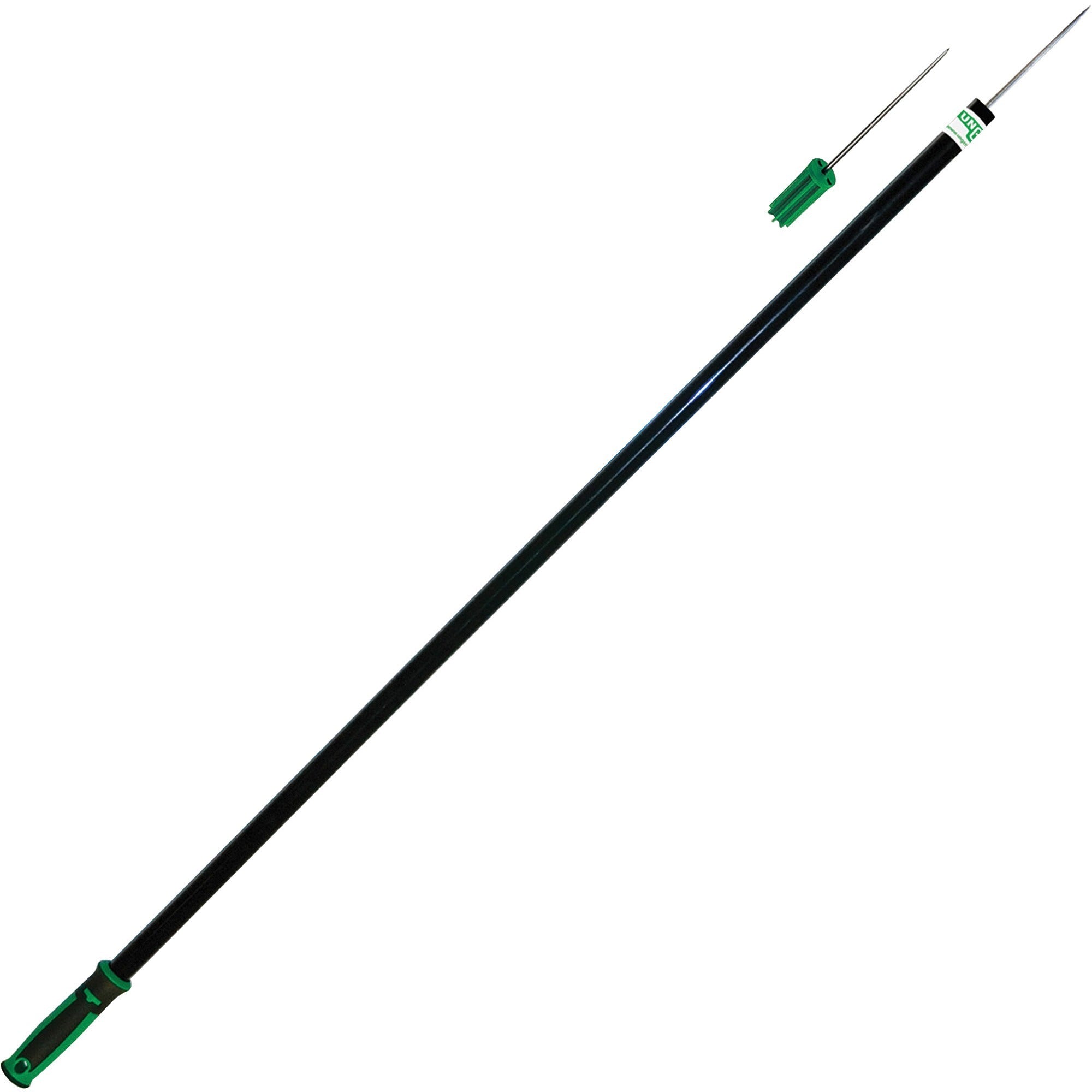 Unger No-Touch Trash/Paper Pickers - 42" Reach - Ergonomic Handle, Durable - Steel, Steel - Black, Green - 10 / Carton