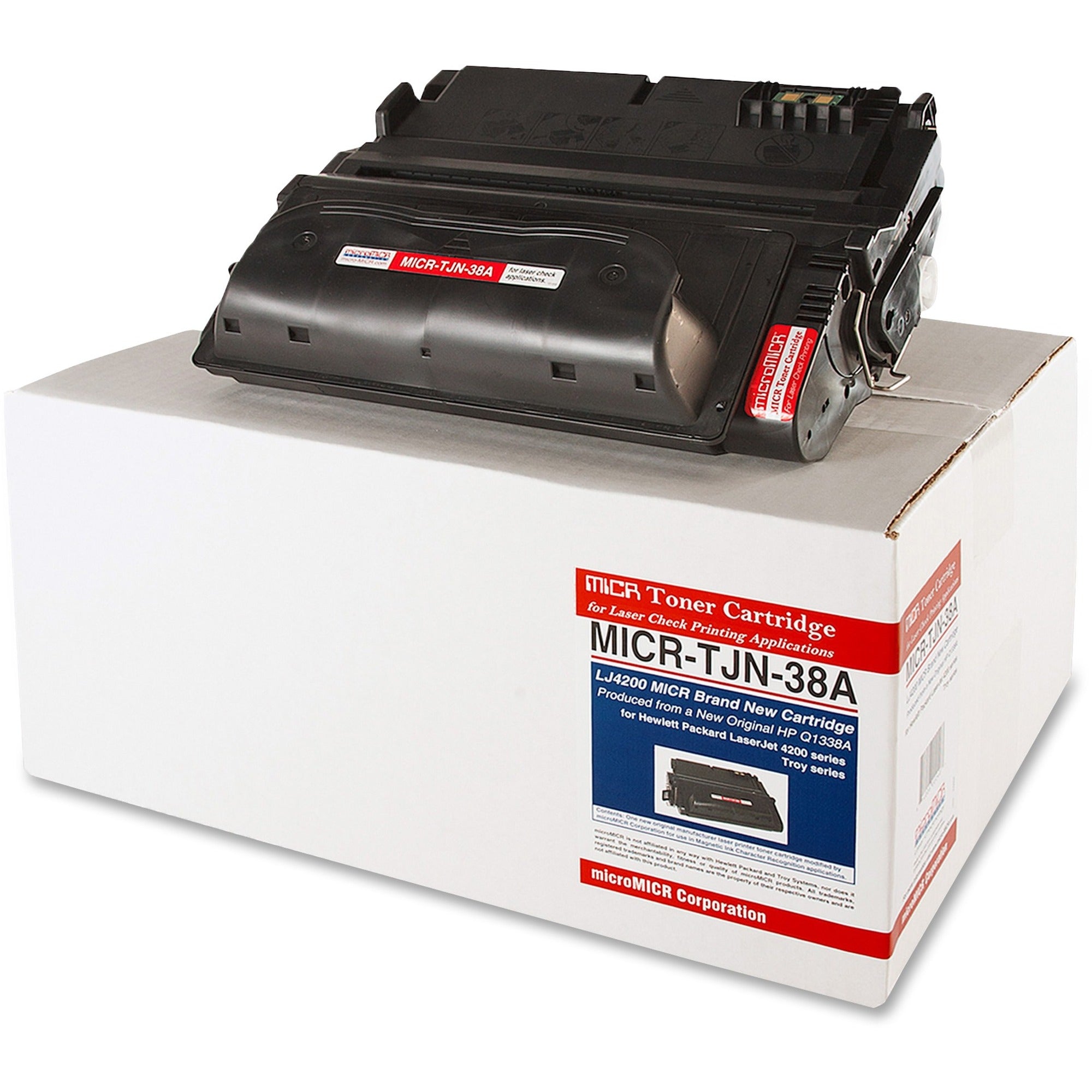 microMICR MICR Toner Cartridge - Alternative for HP 38A - Laser - 12000 Pages - Black - 1 Each -