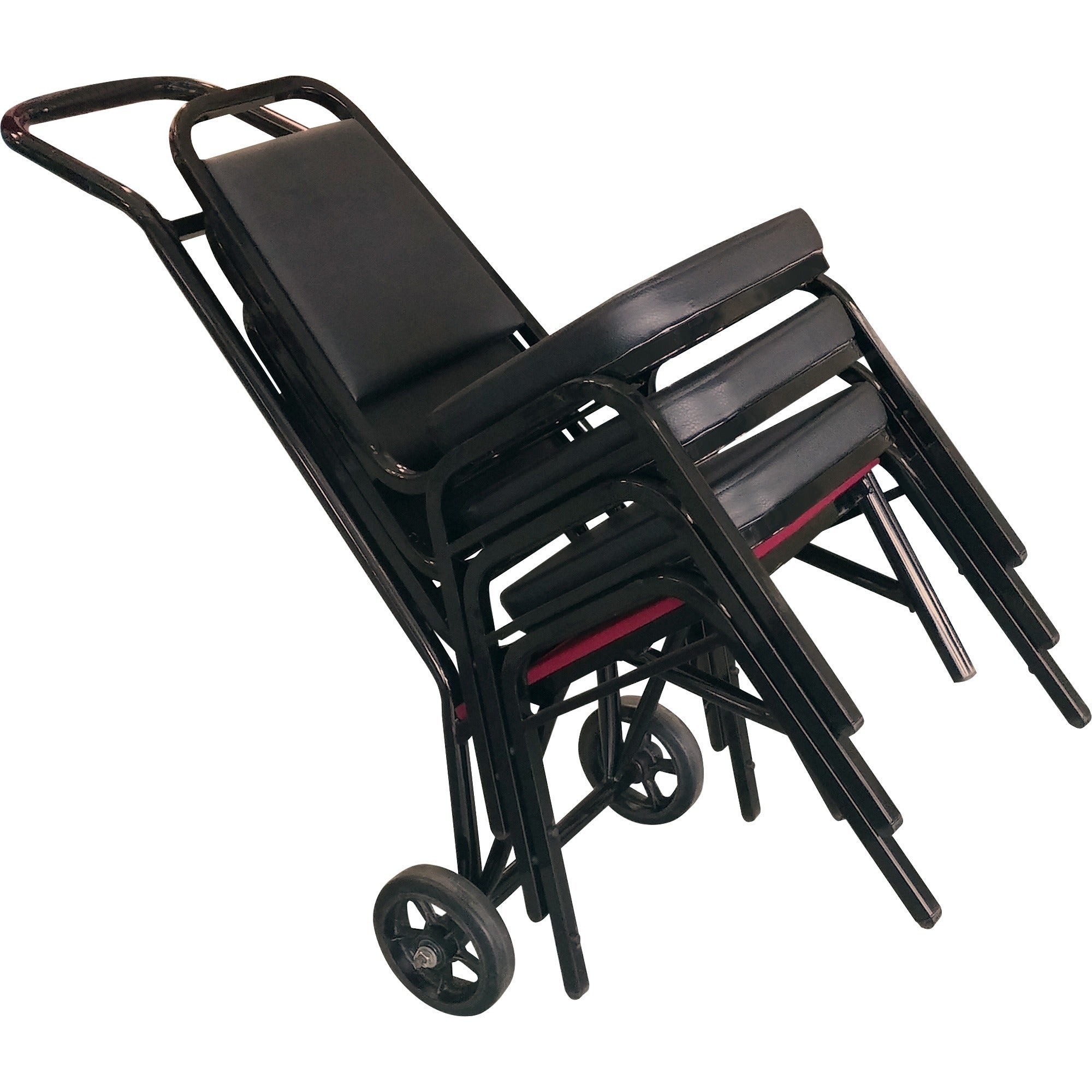 holland-bar-stools-stacker-chair-dolly-8-caster-size-hard-rubber-steel-x-20-width-x-29-depth-x-47-height-black-1-each_hbcstkdolly - 1