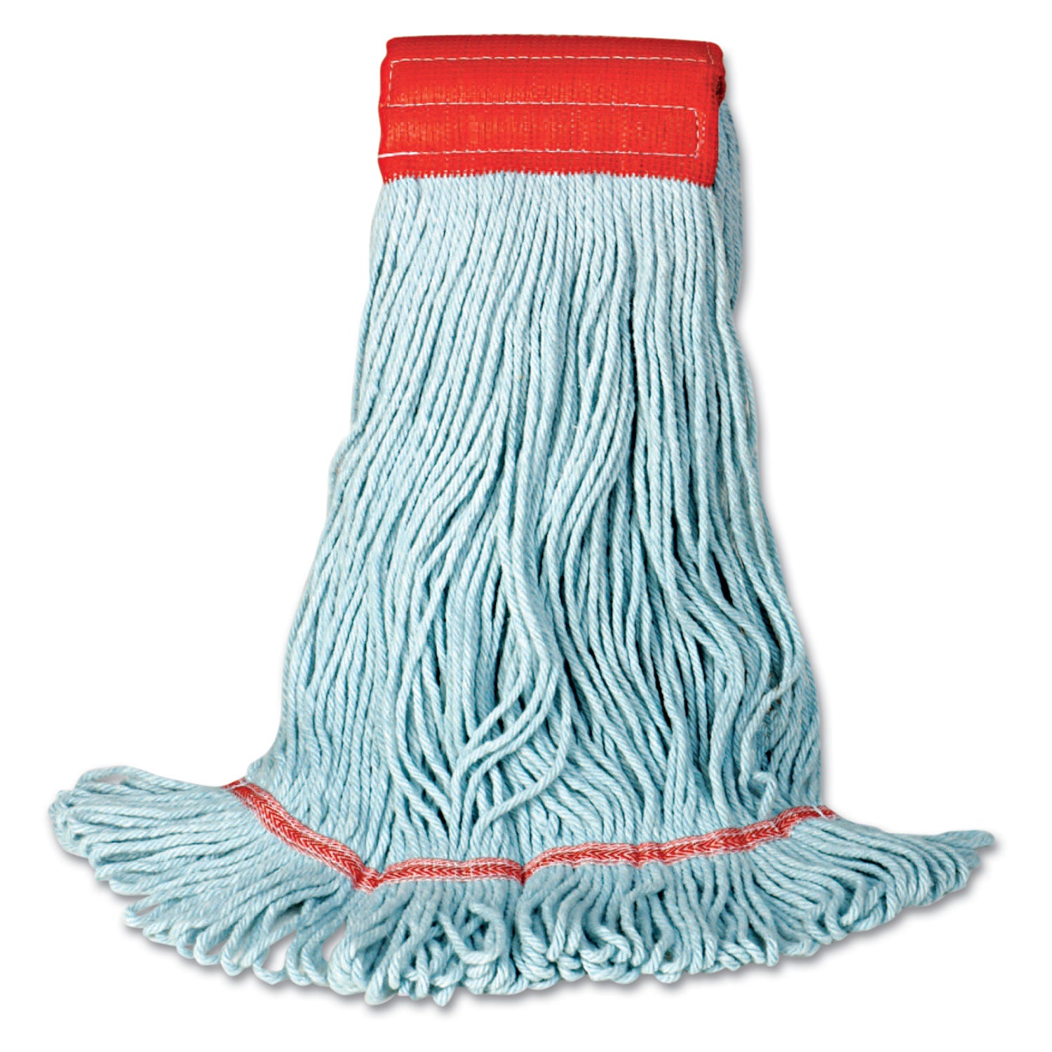EchoMop with Looped-End Wet Head, Synthetic/Cotton, Medium, Blue -
