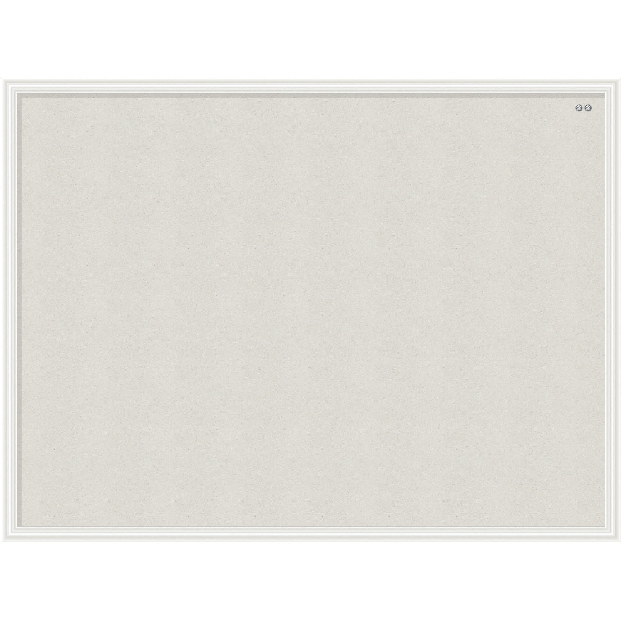 u-brands-linen-cork-linen-bulletin-board-23-x-17--white-wood-frame-3264u00-01-23-height-x-17-width-x-1-depth-tan-cork-surface-self-healing-durable-mounting-system-1-each_ubr3264u0001 - 1