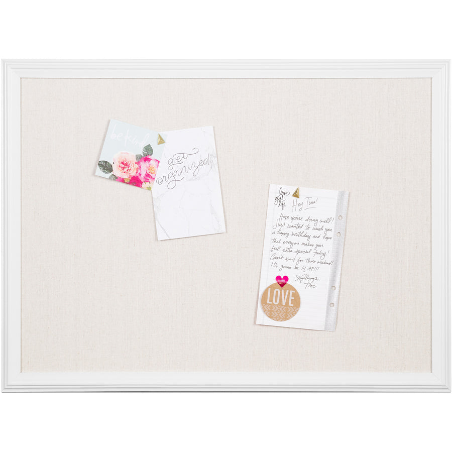 u-brands-linen-cork-linen-bulletin-board-23-x-17--white-wood-frame-3264u00-01-23-height-x-17-width-x-1-depth-tan-cork-surface-self-healing-durable-mounting-system-1-each_ubr3264u0001 - 2