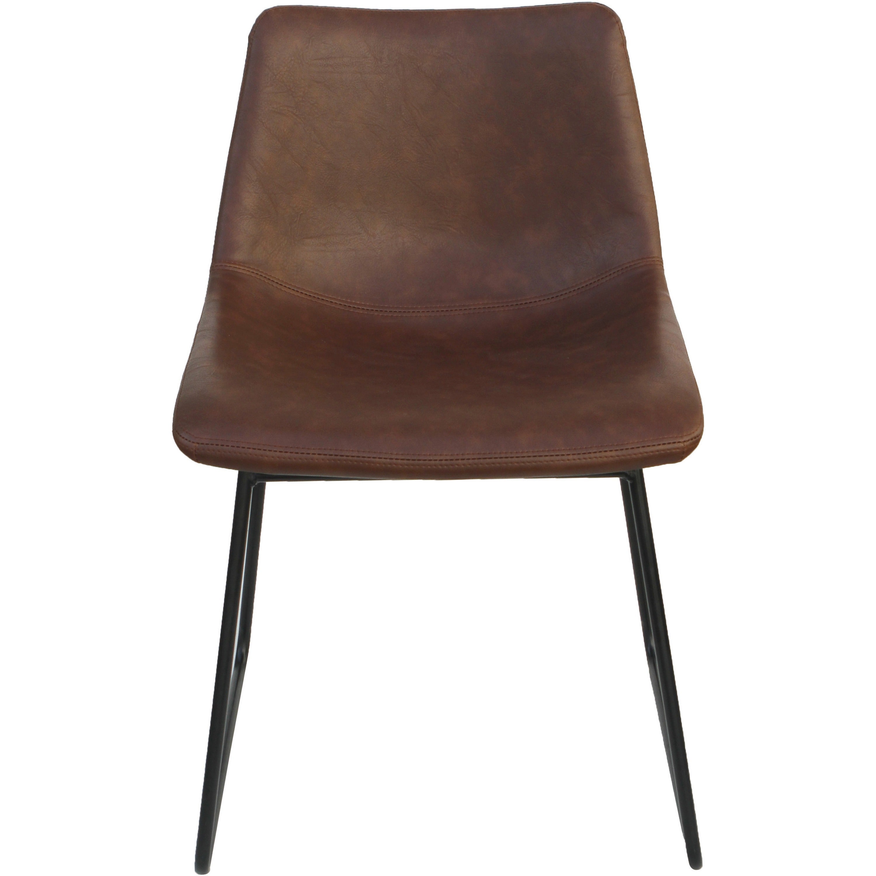 lorell-sled-guest-chairs-tan-bonded-leather-seat-mid-back-sled-base-tan-bonded-leather-2-carton_llr42957 - 2